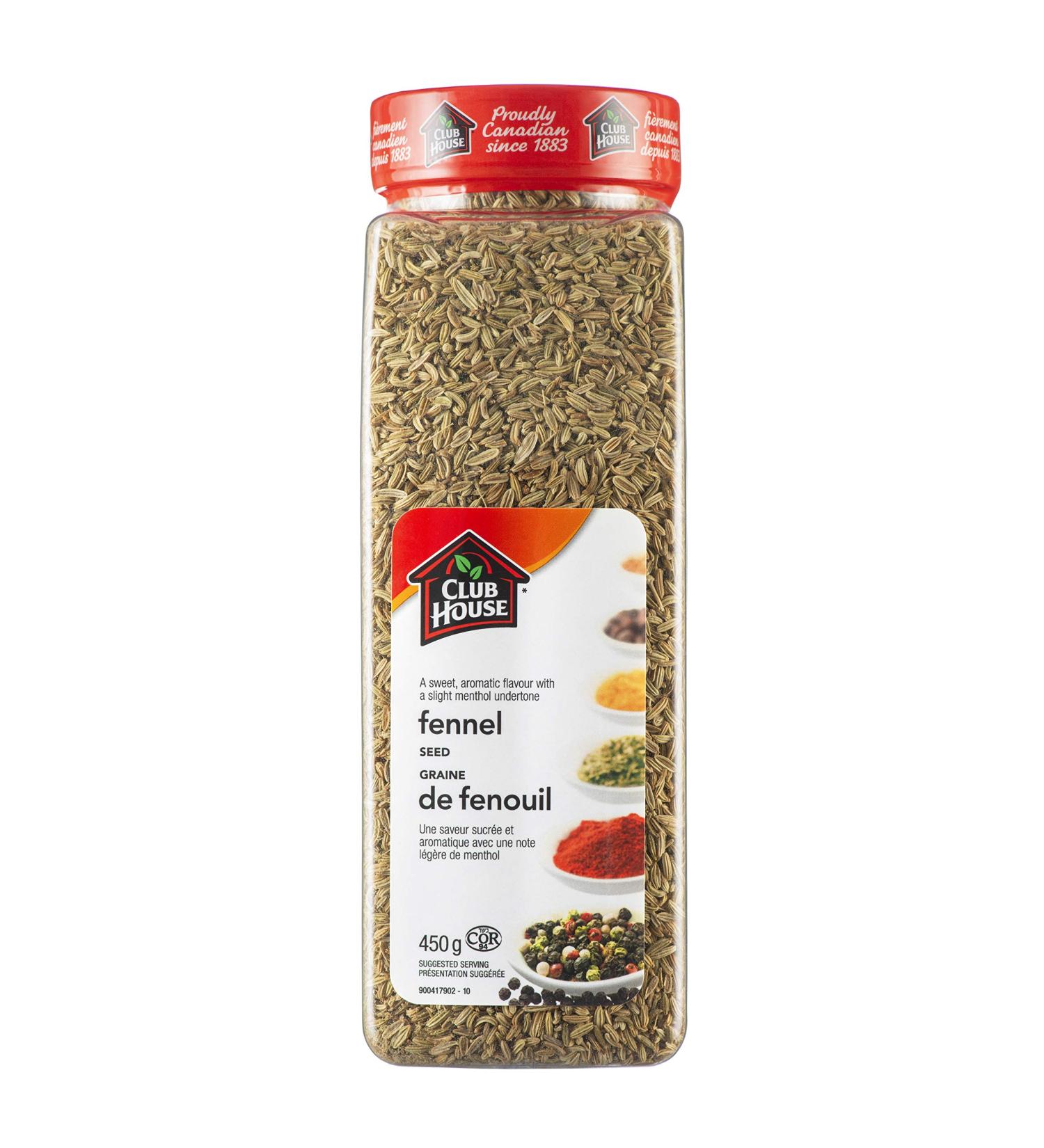 Club House Quality Natural Herbs and Spices Fennel Seed 450g 450 g (Pack of 1) - Buy Online on GoSupps.com