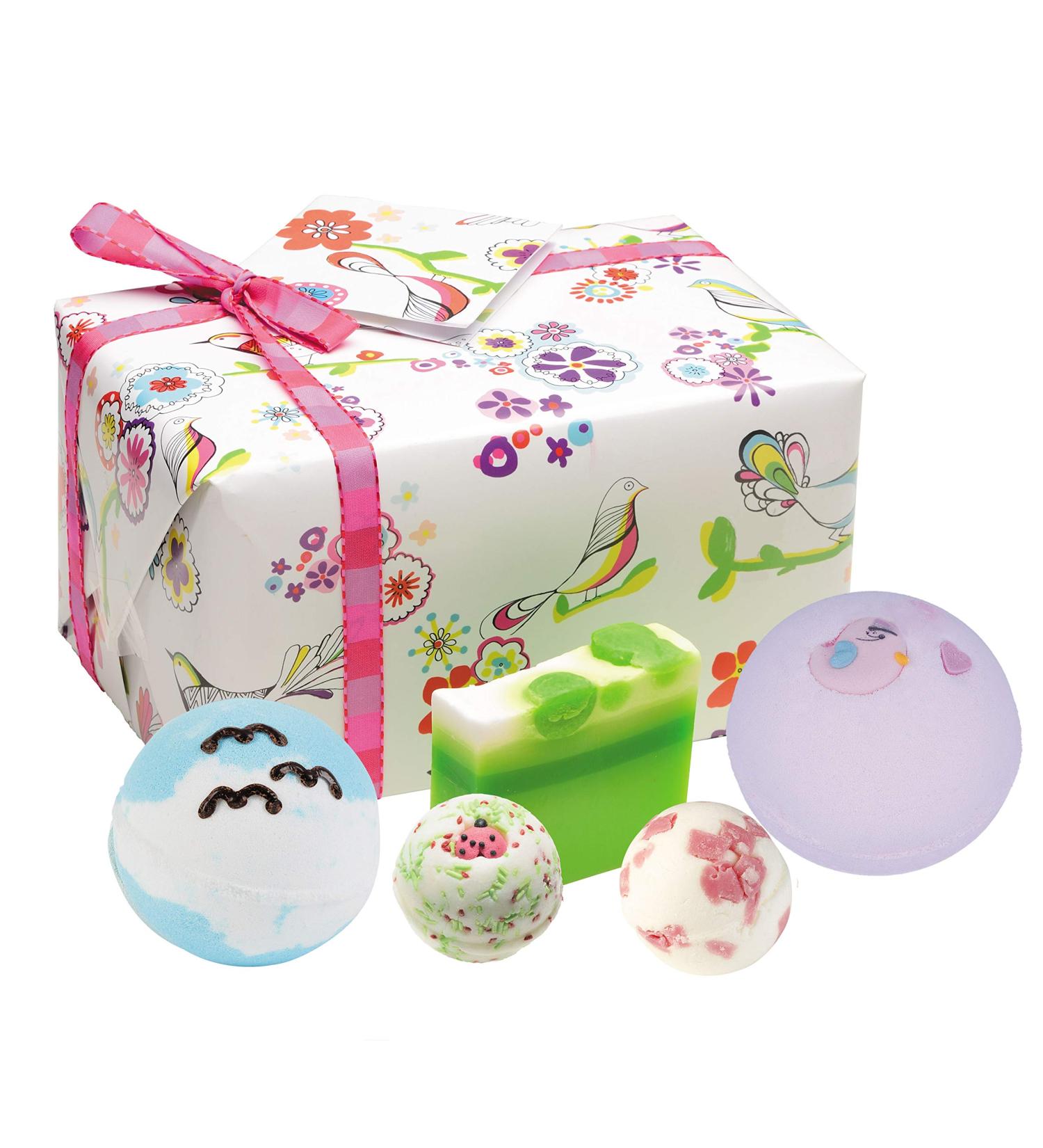 Bomb Cosmetics Three Little Birds Handmade Bath and Body Gift Pack - 5-Piece Set 480g - Buy Online on GoSupps.com