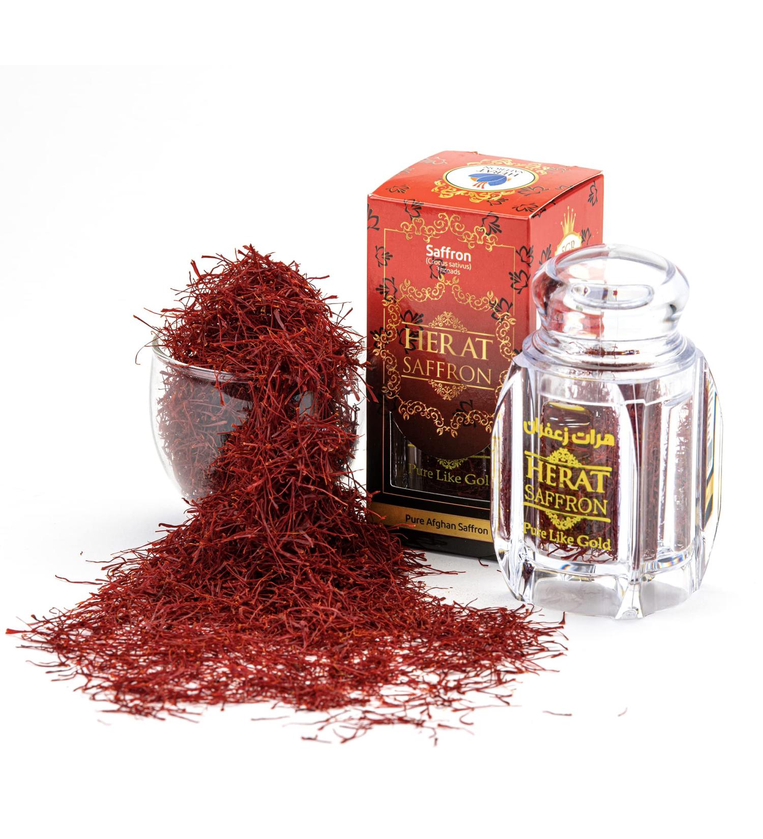 Premium Grade 5g Superior Saffron Threads - Super Negin, All-Red Spice for Paella, Risotto, Tea & Milk - Buy Online on GoSupps.com