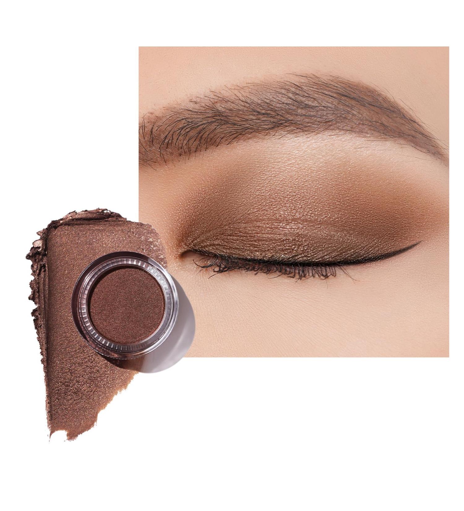 Oulac Shimmer Eyeshadow Pearl Finish in Bronze | Highly Pigmented & Waterproof | Vegan & Cruelty-Free | 06g - Buy Online on GoSupps.com