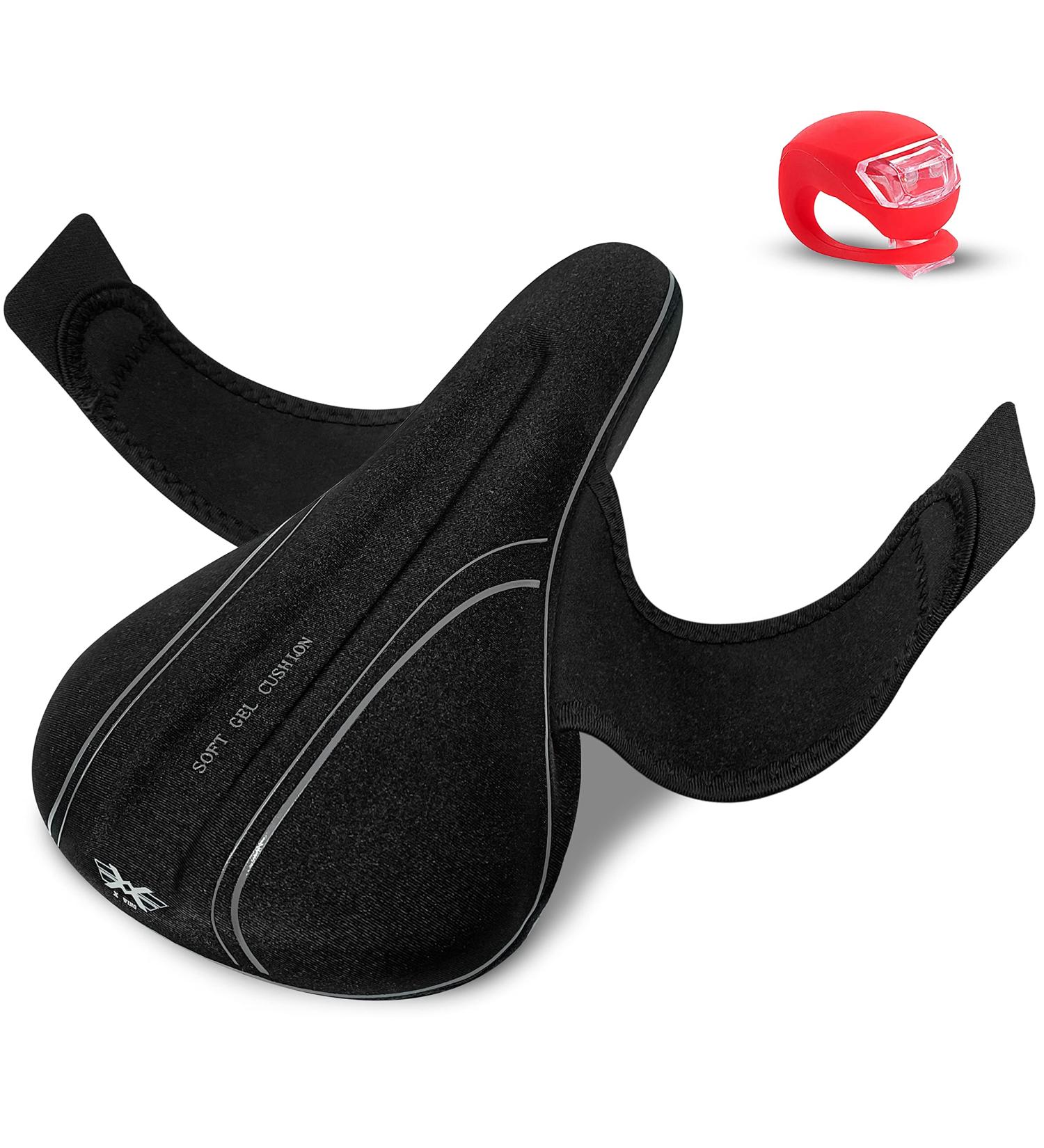 X WING Gel Bike Seat Cover for Men & Women - Padded Cushion for Stationary & Exercise Bikes - Buy Online on GoSupps.com