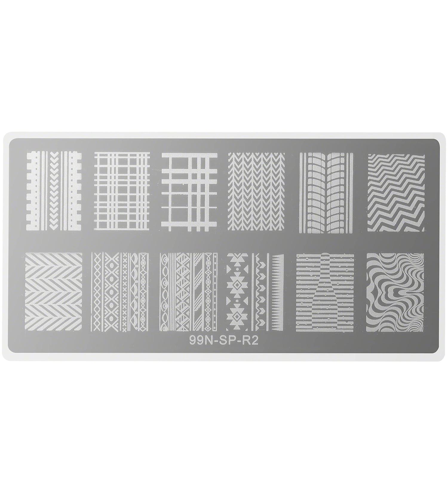 99nails Stamping Plate Rectangle - Highway | Premium Nail Art Design for Professional & DIY Use | International Shipping Available - Buy Online on GoSupps.com