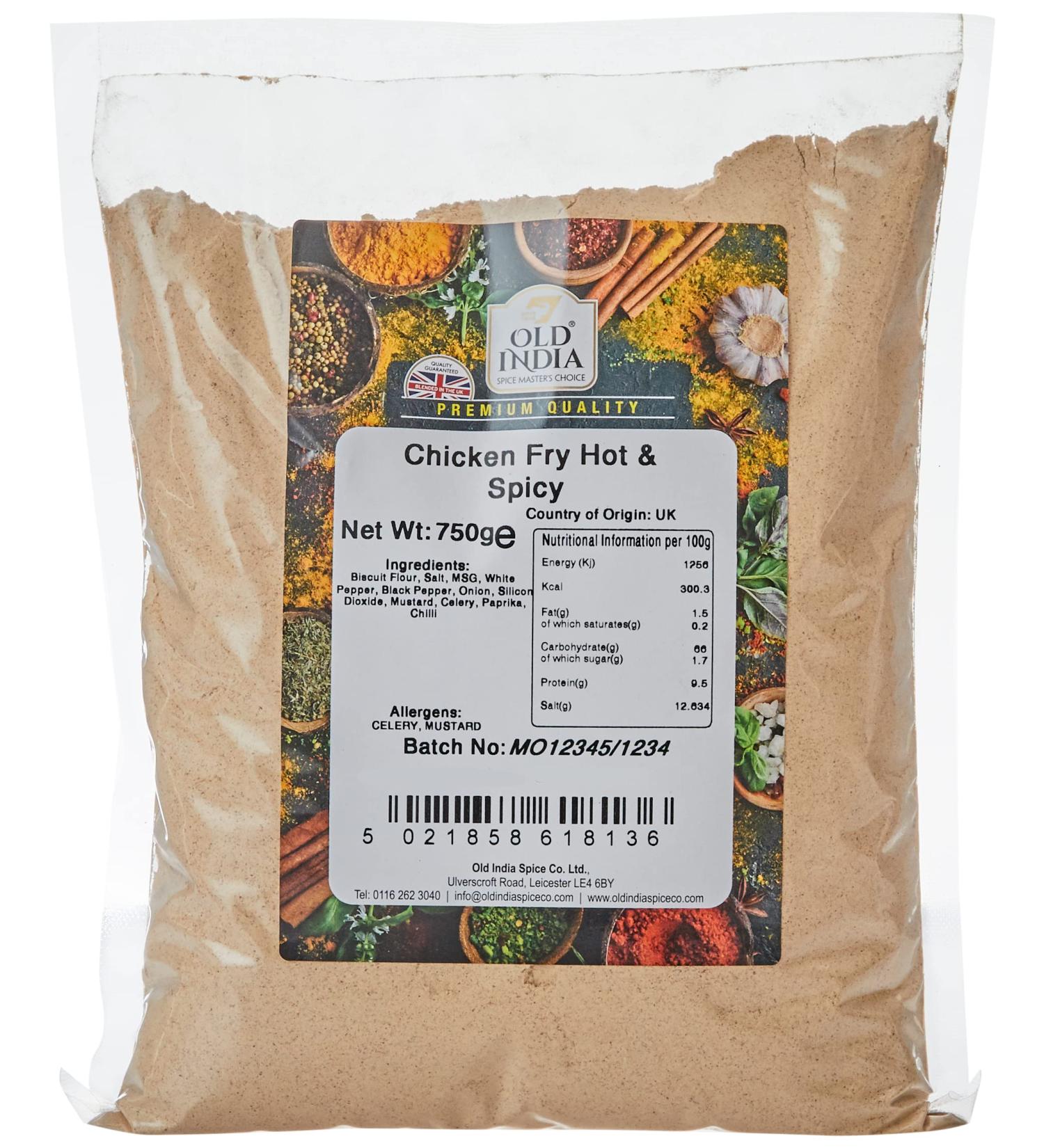 Old India Chicken Fry Hot & Spicy 750g 750 g - Buy Online on GoSupps.com