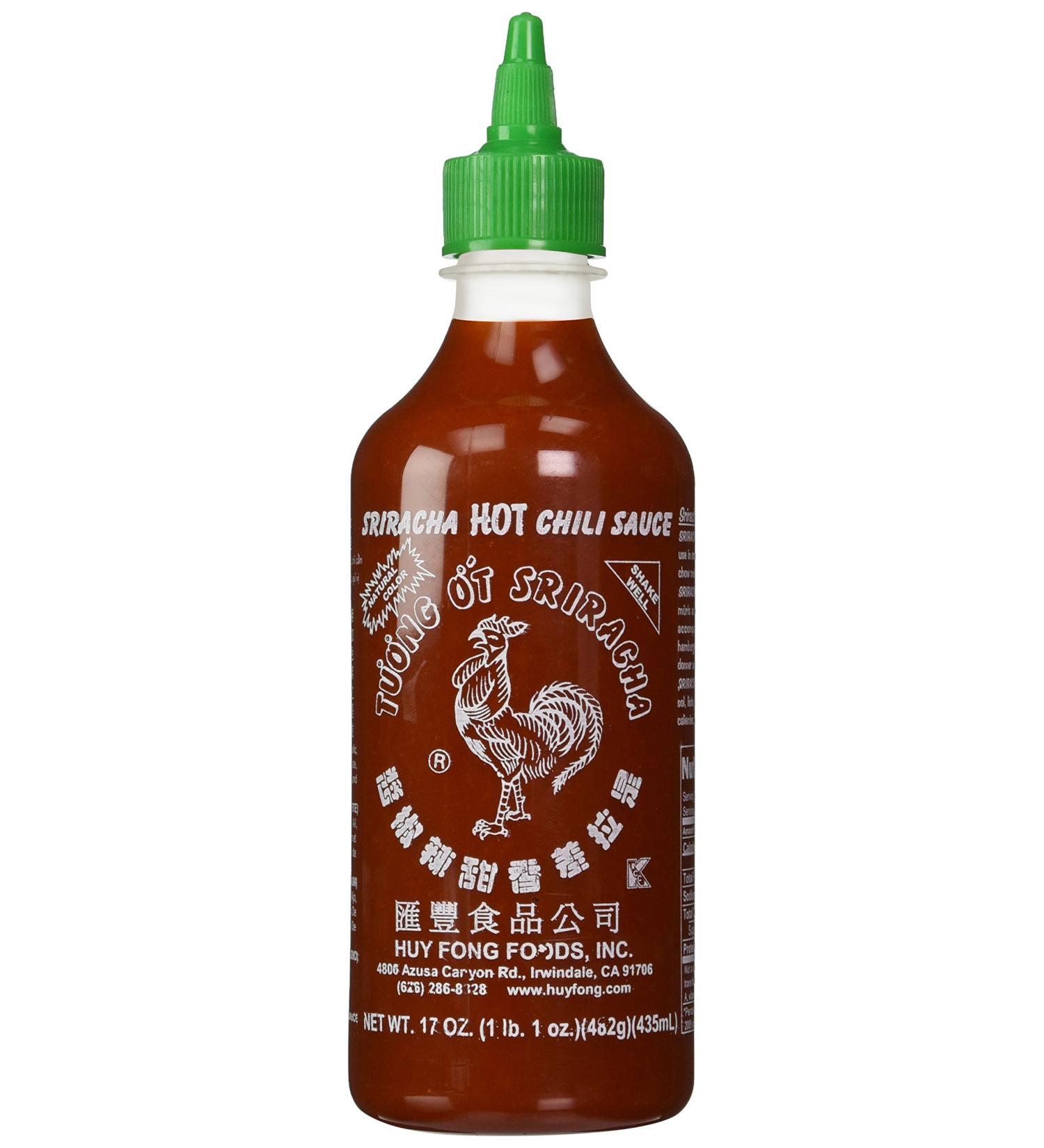 Huy Fong Sriracha Hot Chili Sauce 17 oz. 3 Pack - Authentic Thai Hot Sauce - Buy Online on GoSupps.com