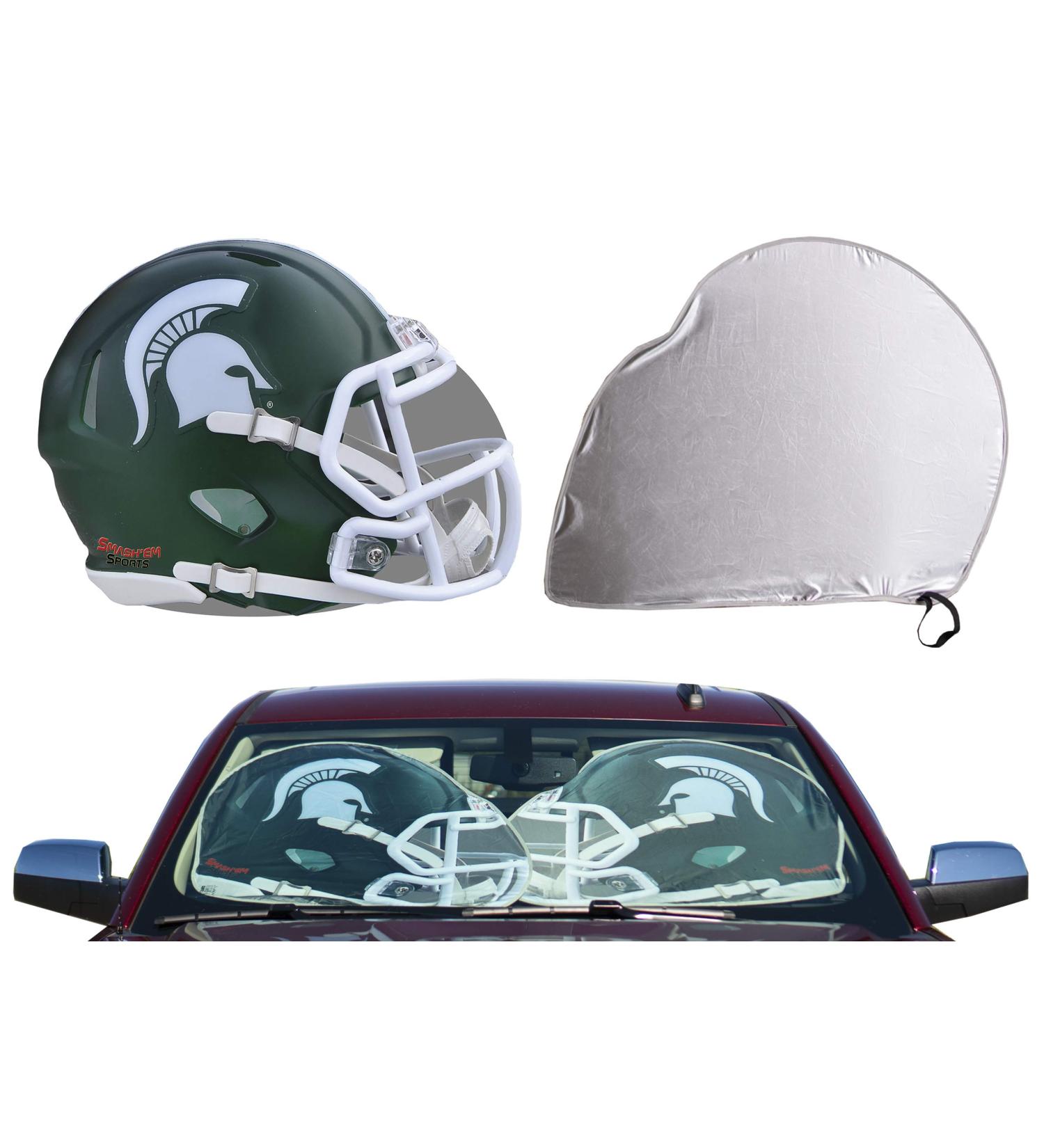 Michigan State University Spartans Auto Sunshade | Officially Licensed NCAA Product - Buy Online on GoSupps.com