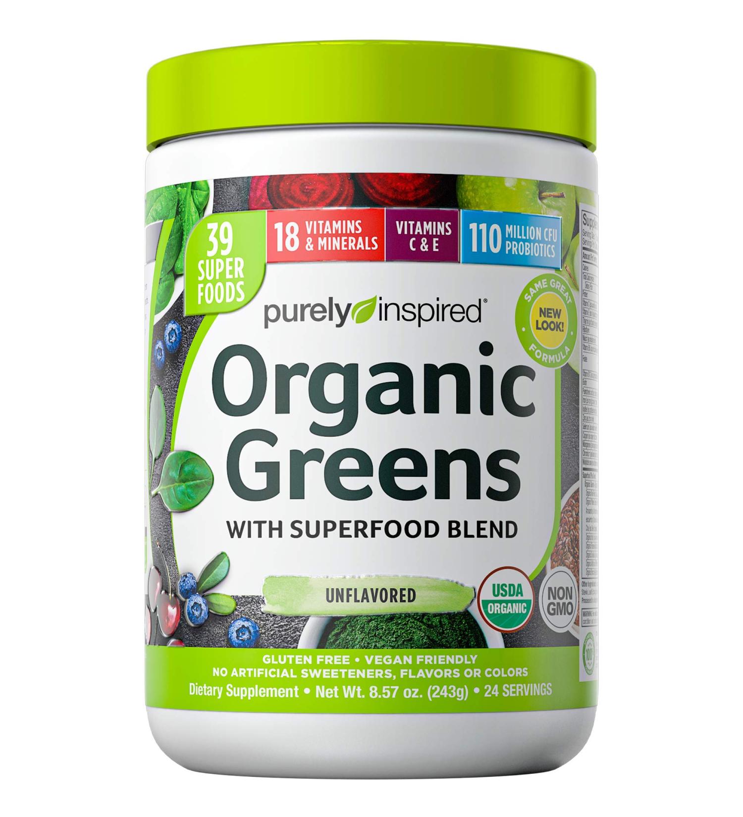 Purely Inspired Superfoods & Multivitamins | 24 Servings - Boost Your Health - Buy Online on GoSupps.com