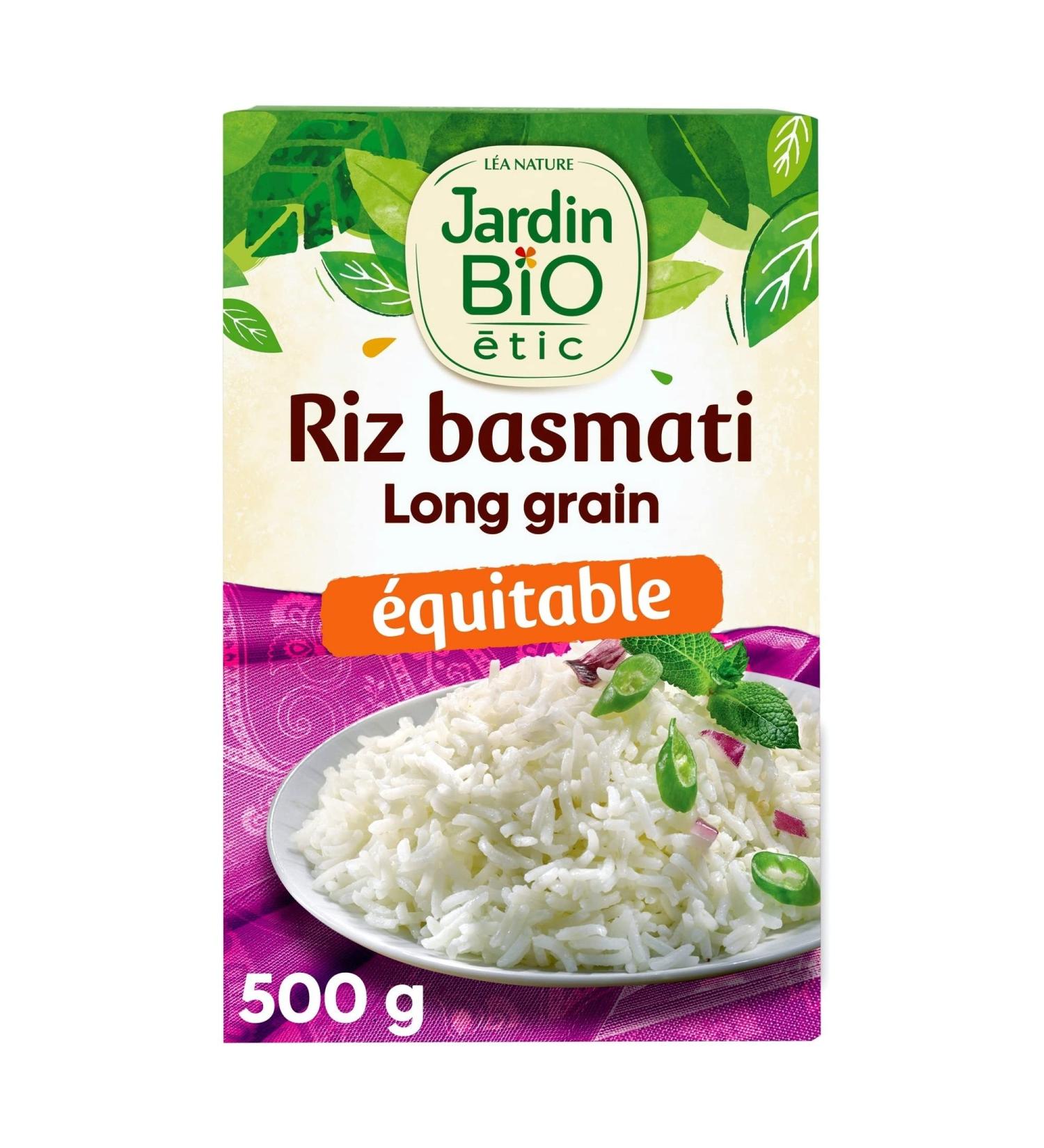 Jardin BiO tic Long Grain Basmati Rice 500 g (Pack of 1) - Buy Online on GoSupps.com