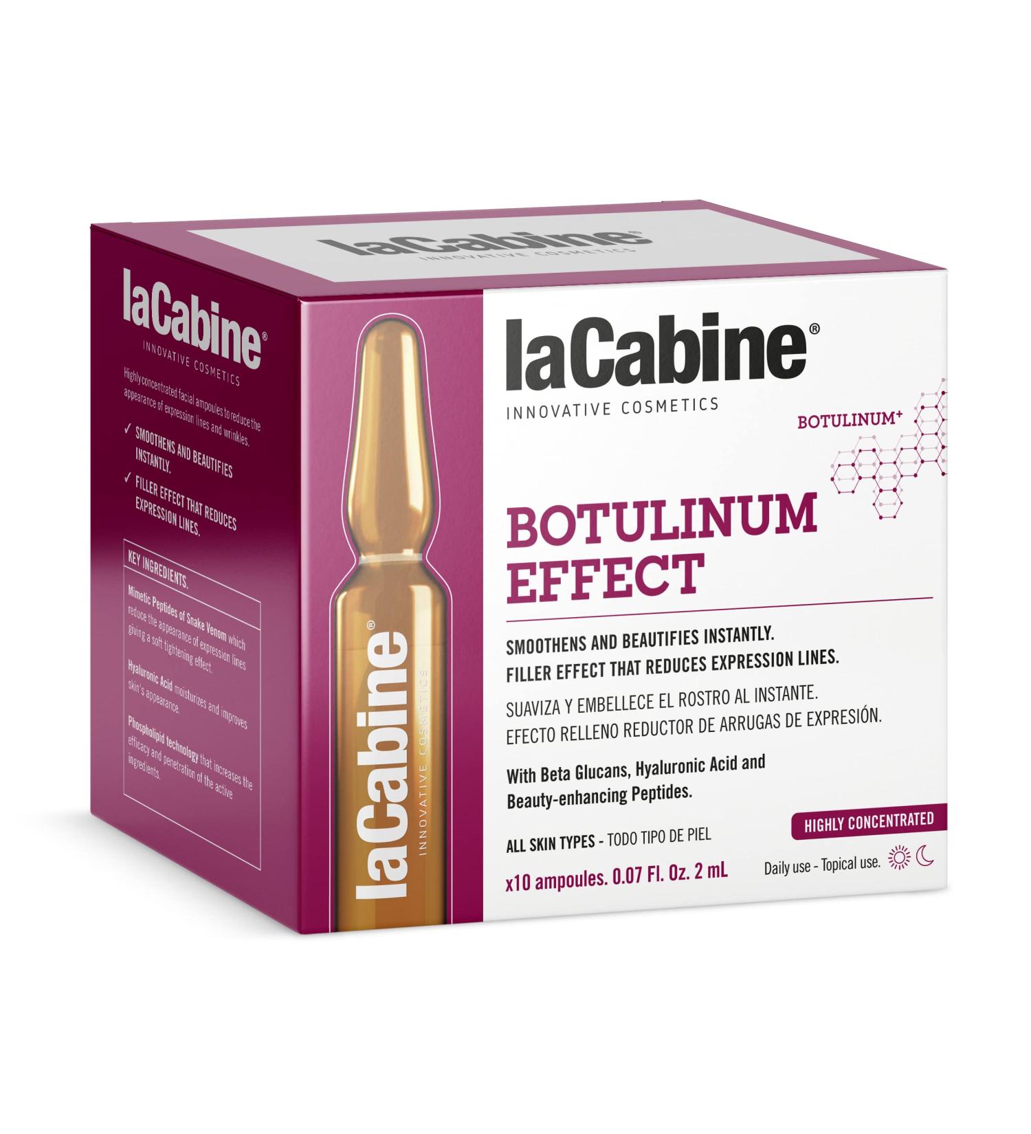 laCabine Botulinum Effect Ampoule Serum - Reduce Wrinkles & Expression Lines with Beta Glucans & Hyaluronic Acid | International Shipping - Buy Online on GoSupps.com