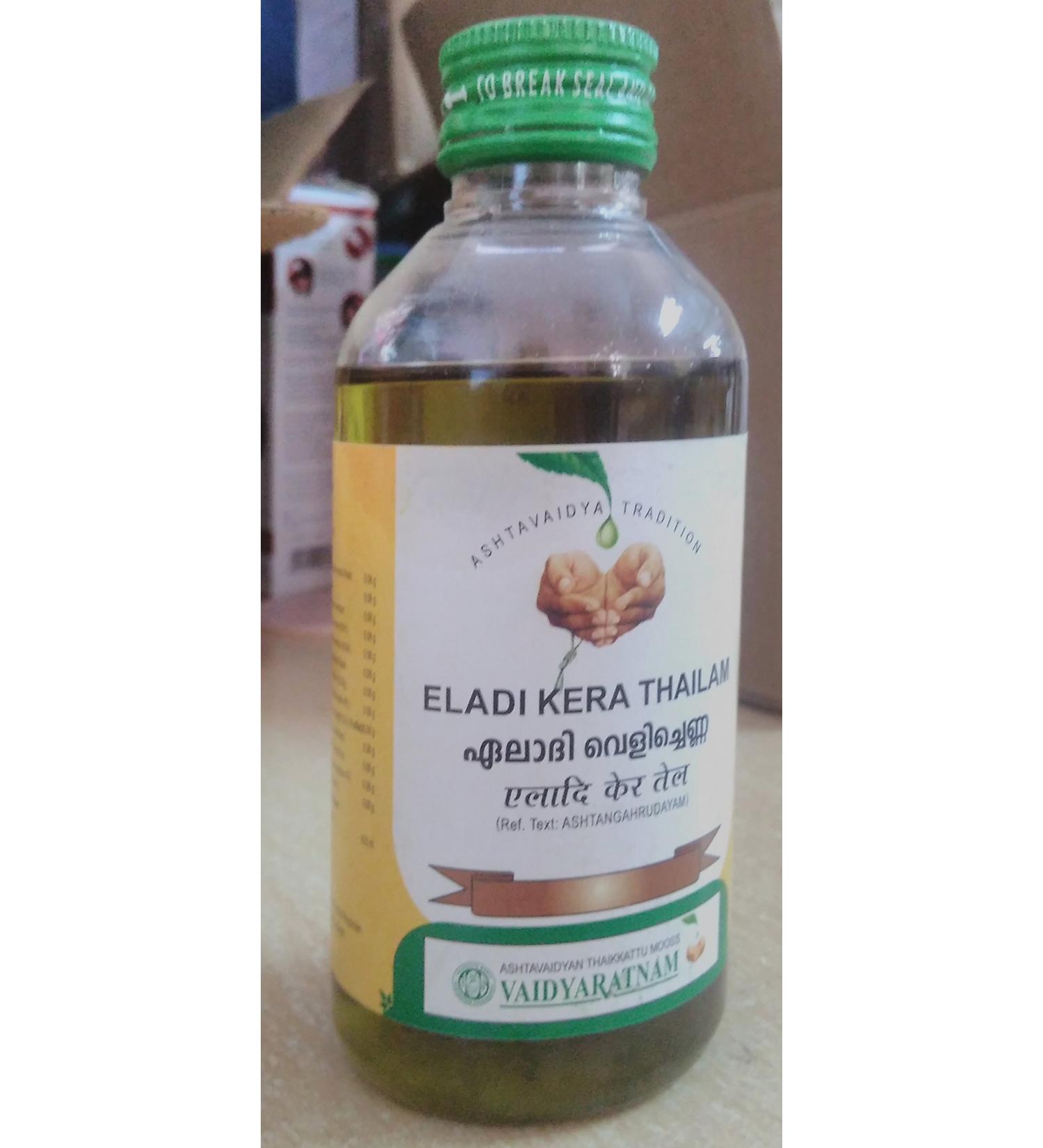 Ayurvedic Eladi Thailam By Vaidyaratnam Oushadhasala 200ml