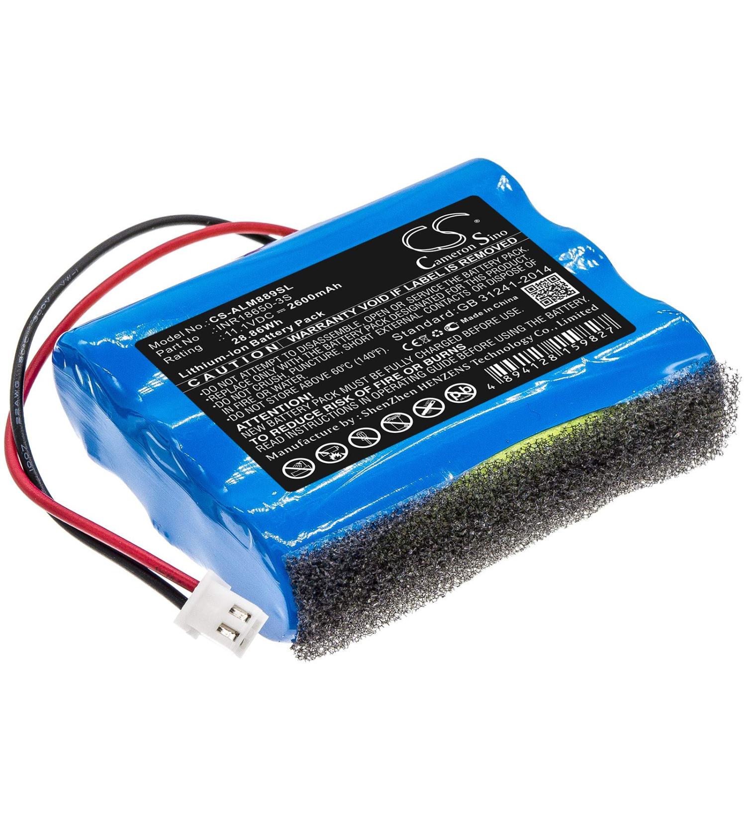 11.1V INR18650-3S Battery Replacement for AL IMW888SIMW889N-BLKC | Super LifeJacket Jolt Rugged | International Shipping - Buy Online on GoSupps.com