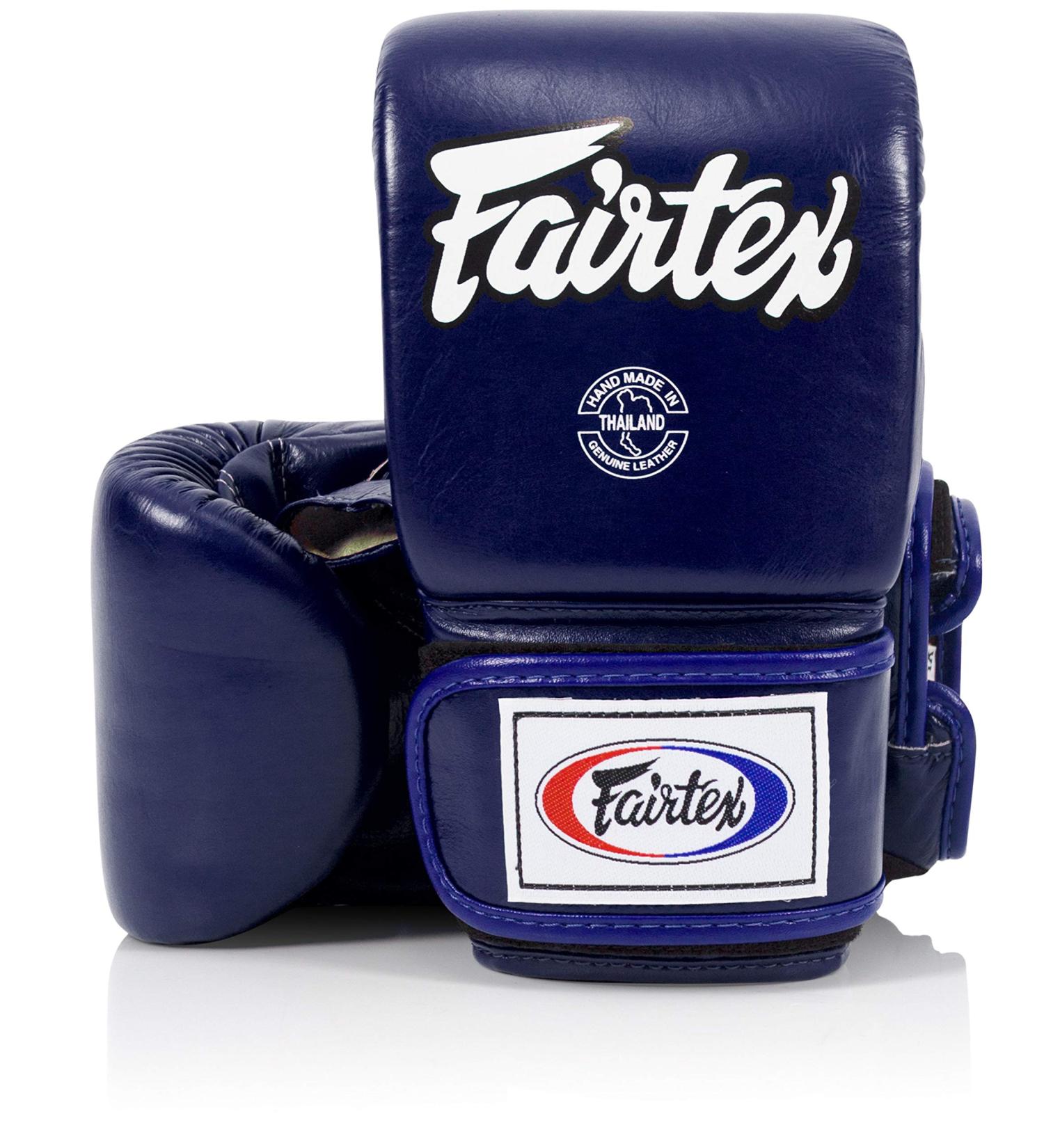 Fairtex Muay Thai Bag Gloves TGO3 TGT7 - Black/Red/Blue/White/Yellow, Medium/Large - Training & Sparring Boxing Gloves - Buy Online on GoSupps.com