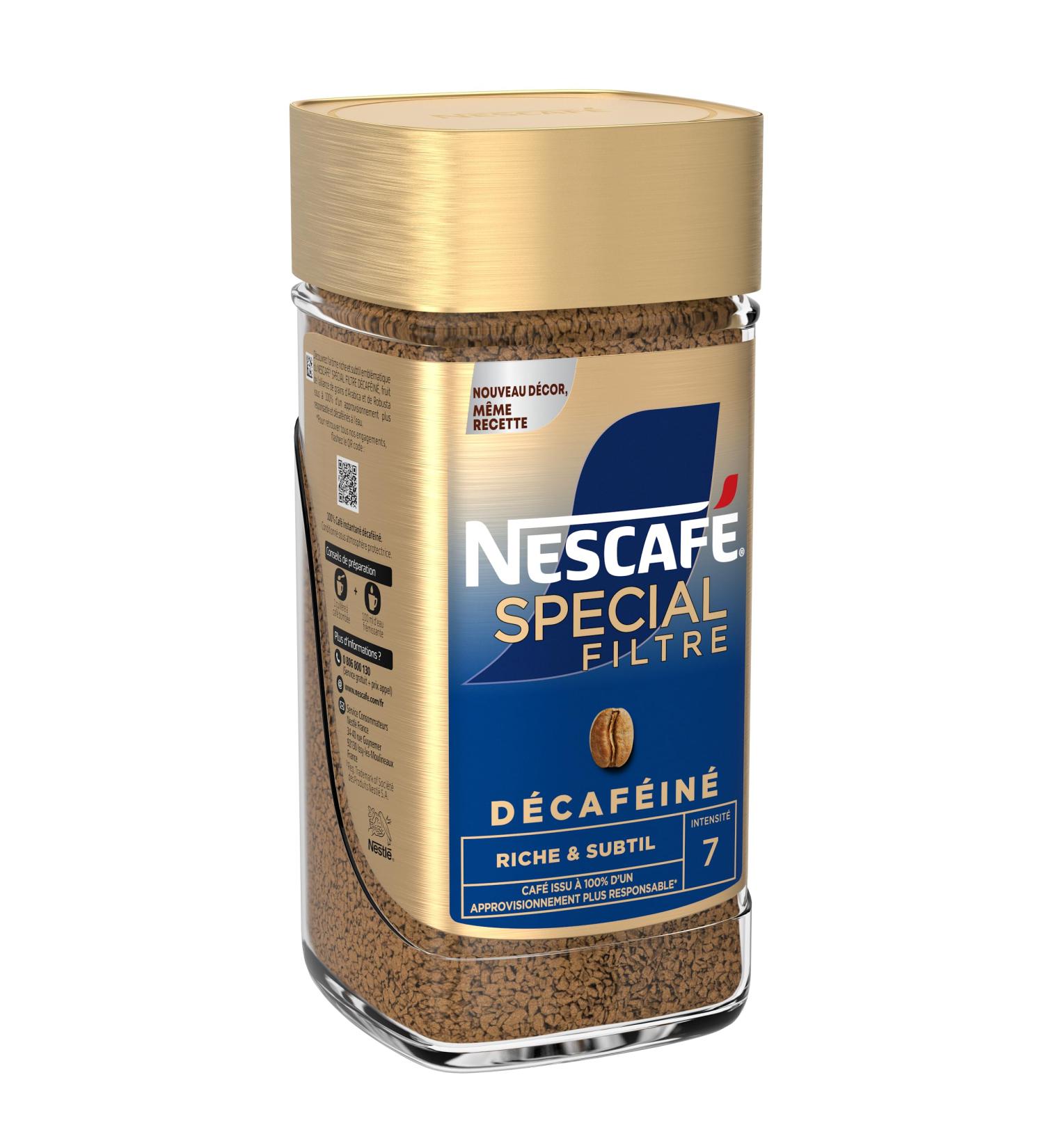  Nescafe NESCAFE SPECIAL FILTER Decaffeinated - Instant Coffee - Intensity 7 - Arabica & Robusta Beans - 200g Bottle - Buy Online on GoSupps.com