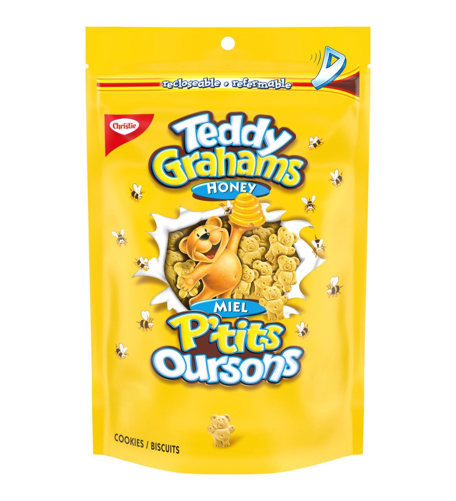 Christie Teddy Graham Cookies made in a peanut-free factory school Snacks Individually Wrapped 200 g Teddy Grahams 200 g (Pack of 1) - Buy Online on GoSupps.com