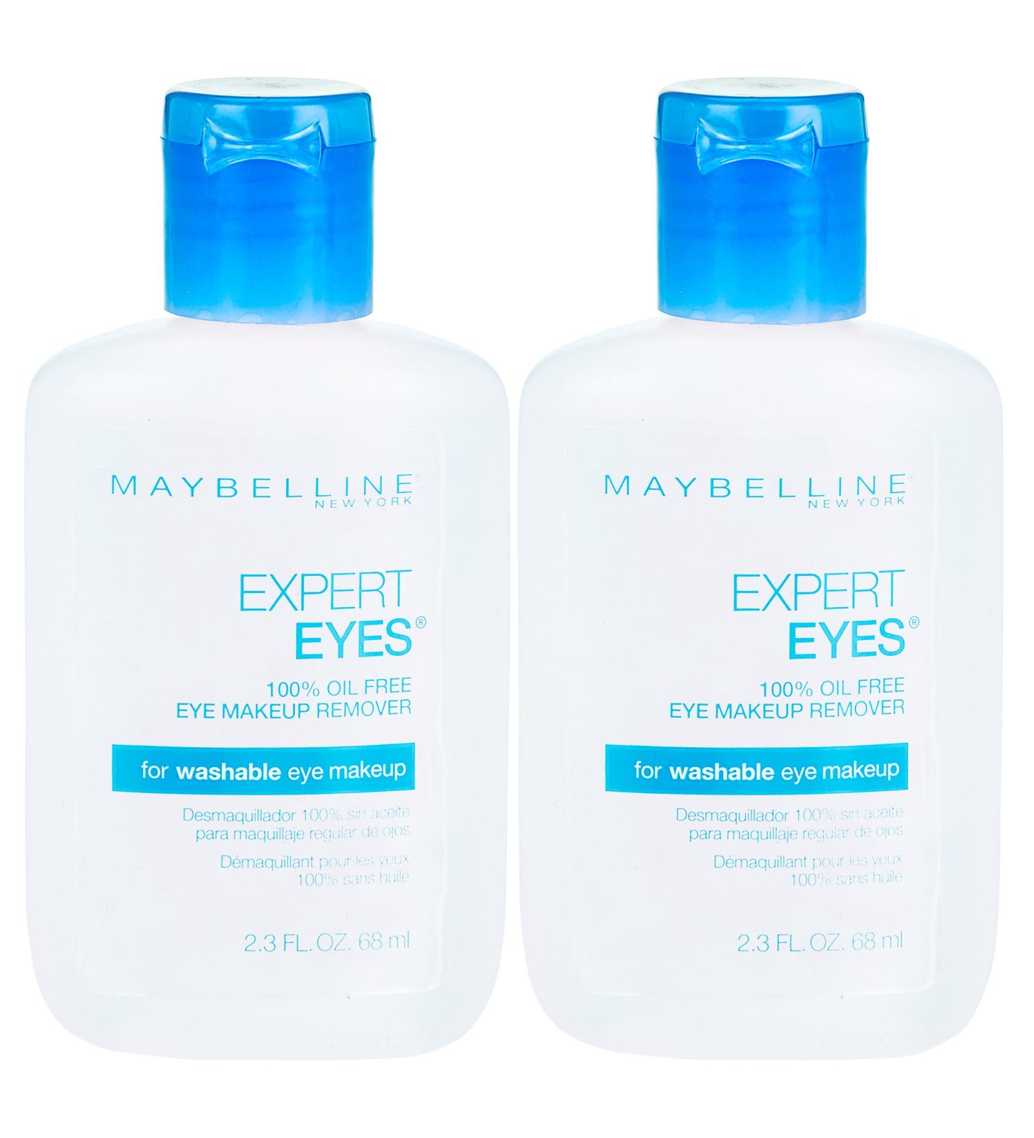 Maybelline New York Expert Eyes Oil-Free Eye Makeup Remover 2.3 Fl Oz - Pack of 2 - Buy Online on GoSupps.com