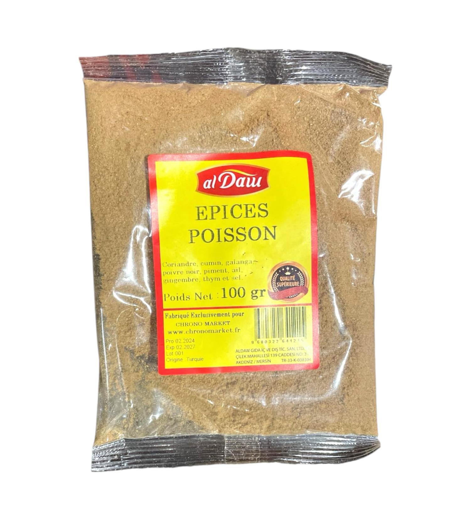 Fish Spices 100g | al Daw | 100% Natural, Spices Seasoning, Authentic and Exotic Cooking