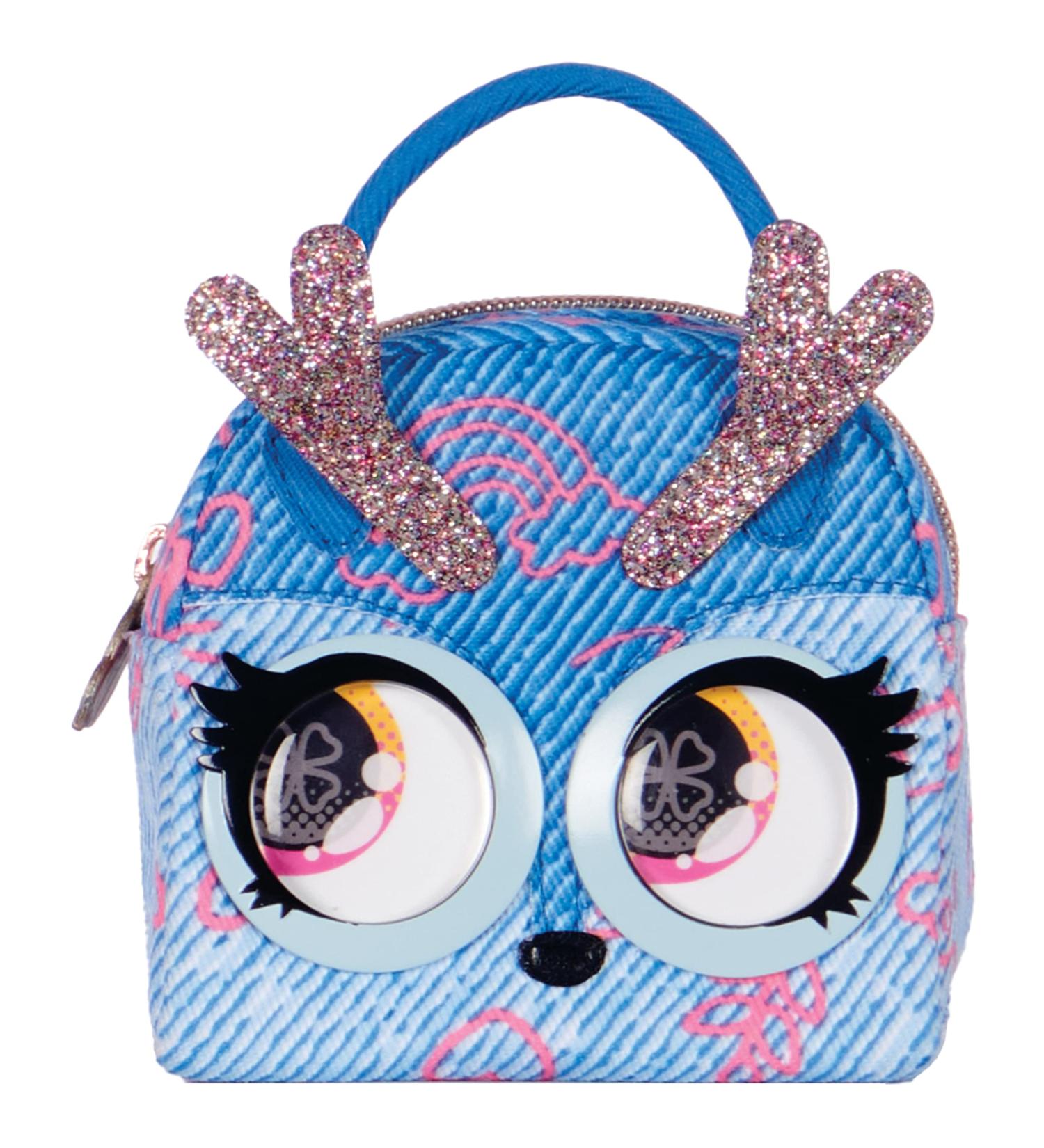 Purse Pets Micros Denim Deerie: Stylish Small Purse with Eye Roll Feature for Girls 5+ - Kids Toys - Buy Online on GoSupps.com