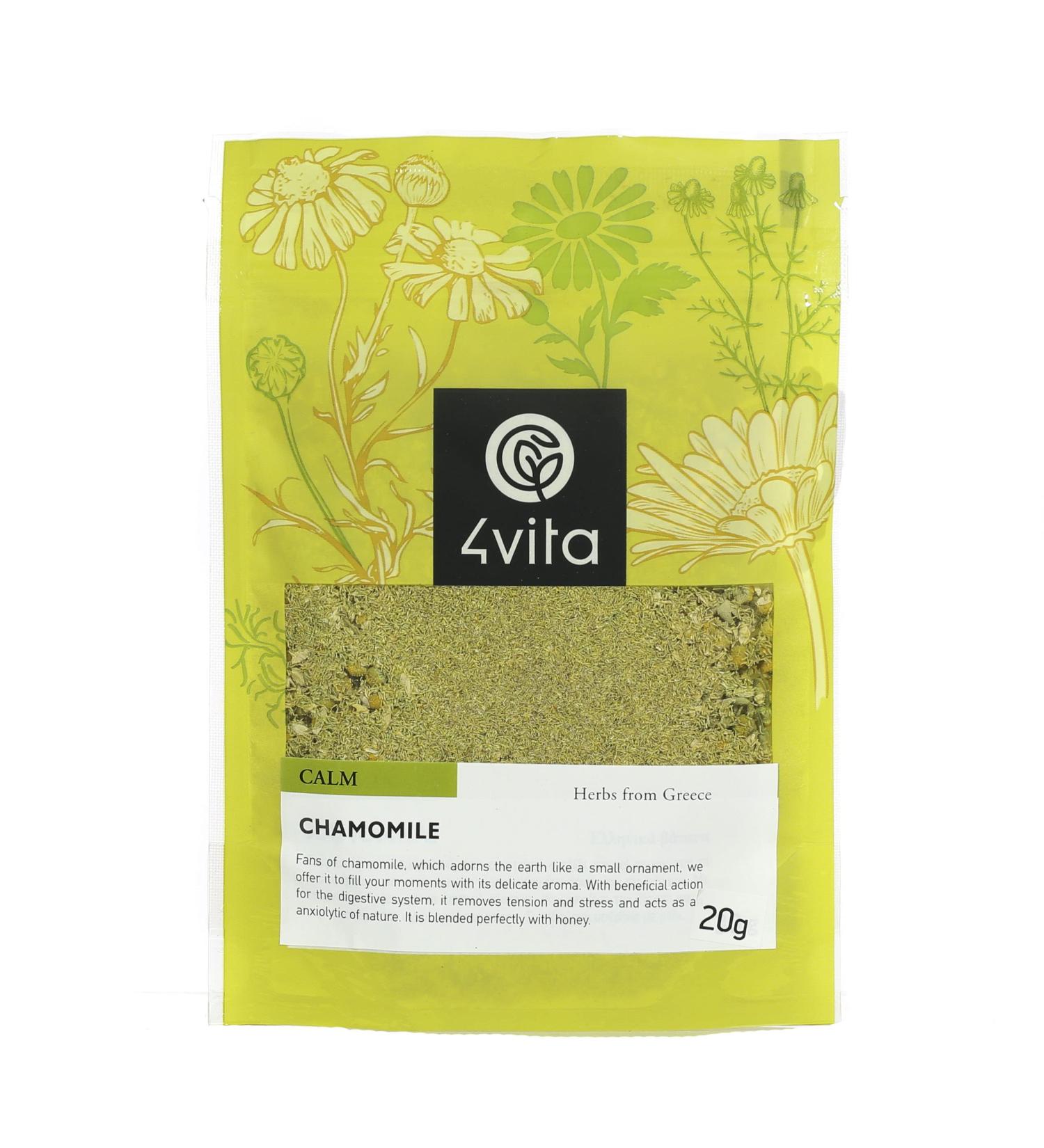 4Vita Premium Chamomile 20g - Buy Online on GoSupps.com