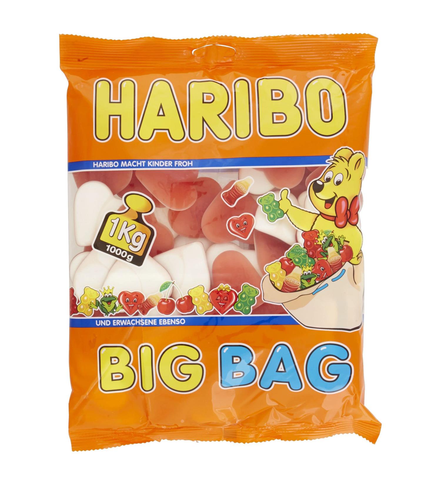  HARIBO Haribo Hearts heart-shaped gummy candies fruit flavor ideal for Valentine's Day - 1 kg - Buy Online on GoSupps.com