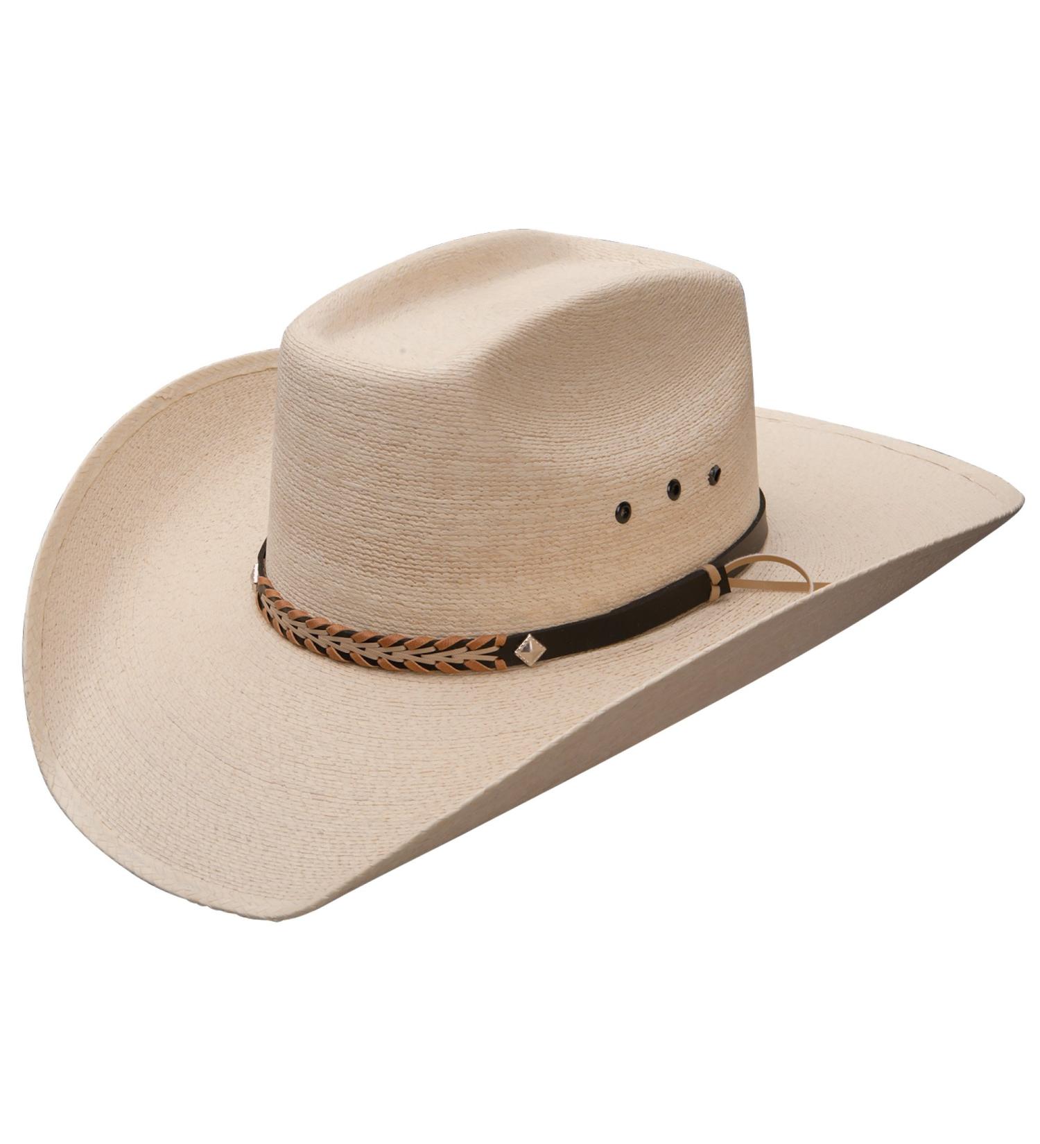 Stetson SSSQRE-7940 Square Eyelets Reg Oval Hat 7 1/8 Natural