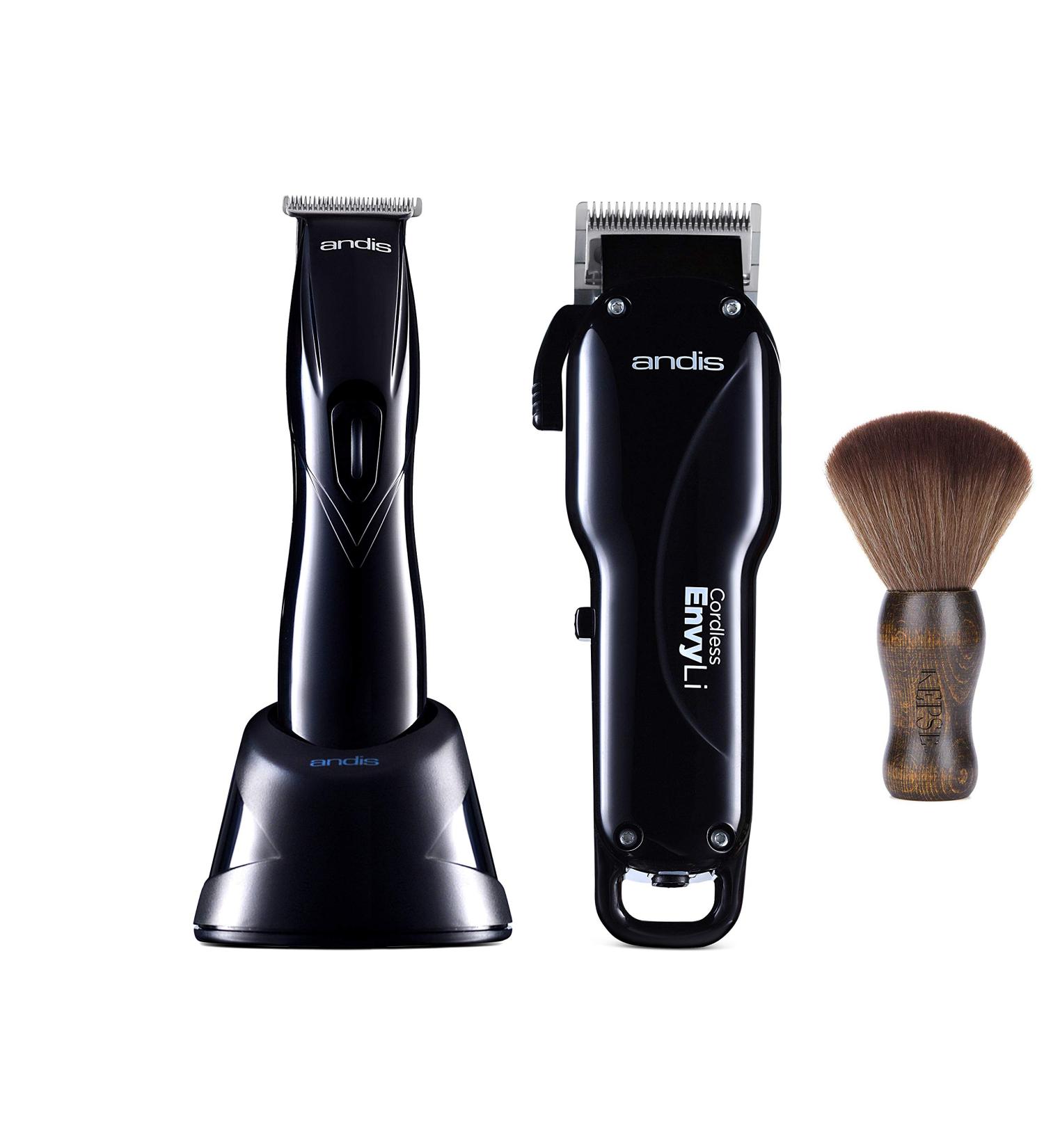 Andis Professional Cordless Fade Combo - Envy Lithium-Ion Clipper & Slimline Pro Li Trimmer Bundle with Neck Duster - Buy Online on GoSupps.com