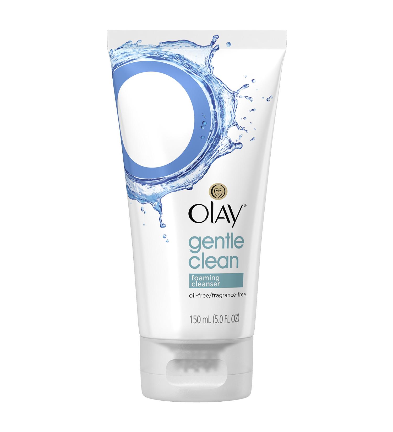 Olay Gentle Clean Foaming Face Cleanser for Sensitive Skin | 5 oz Soothing and Hydrating Face Wash for All Skin Types - Buy Online on GoSupps.com