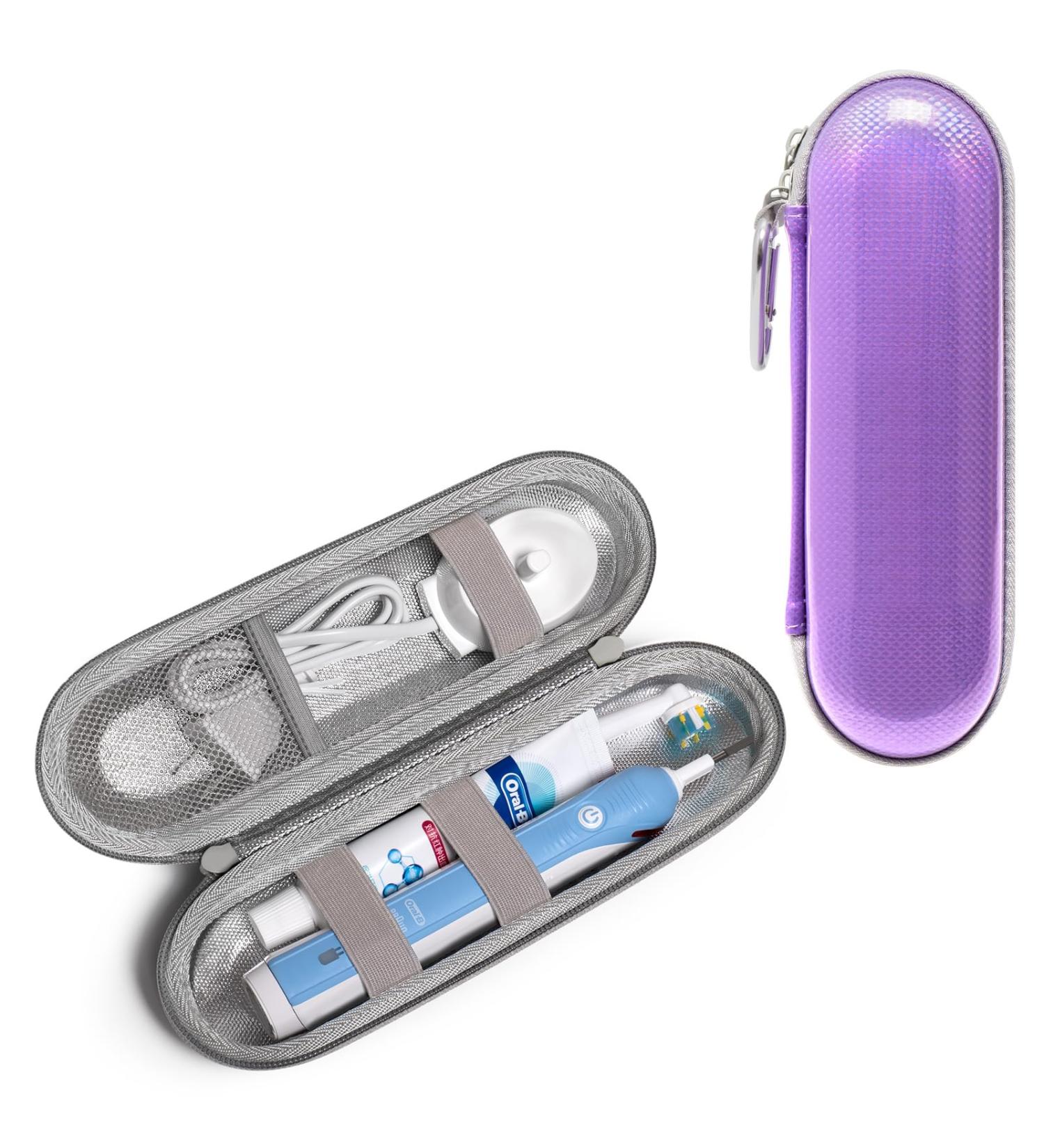 Seplouis Electric Toothbrush Case for Oral-B & Philips Sonicare - Light Purple | Universal Fit for Most Brands - Buy Online on GoSupps.com