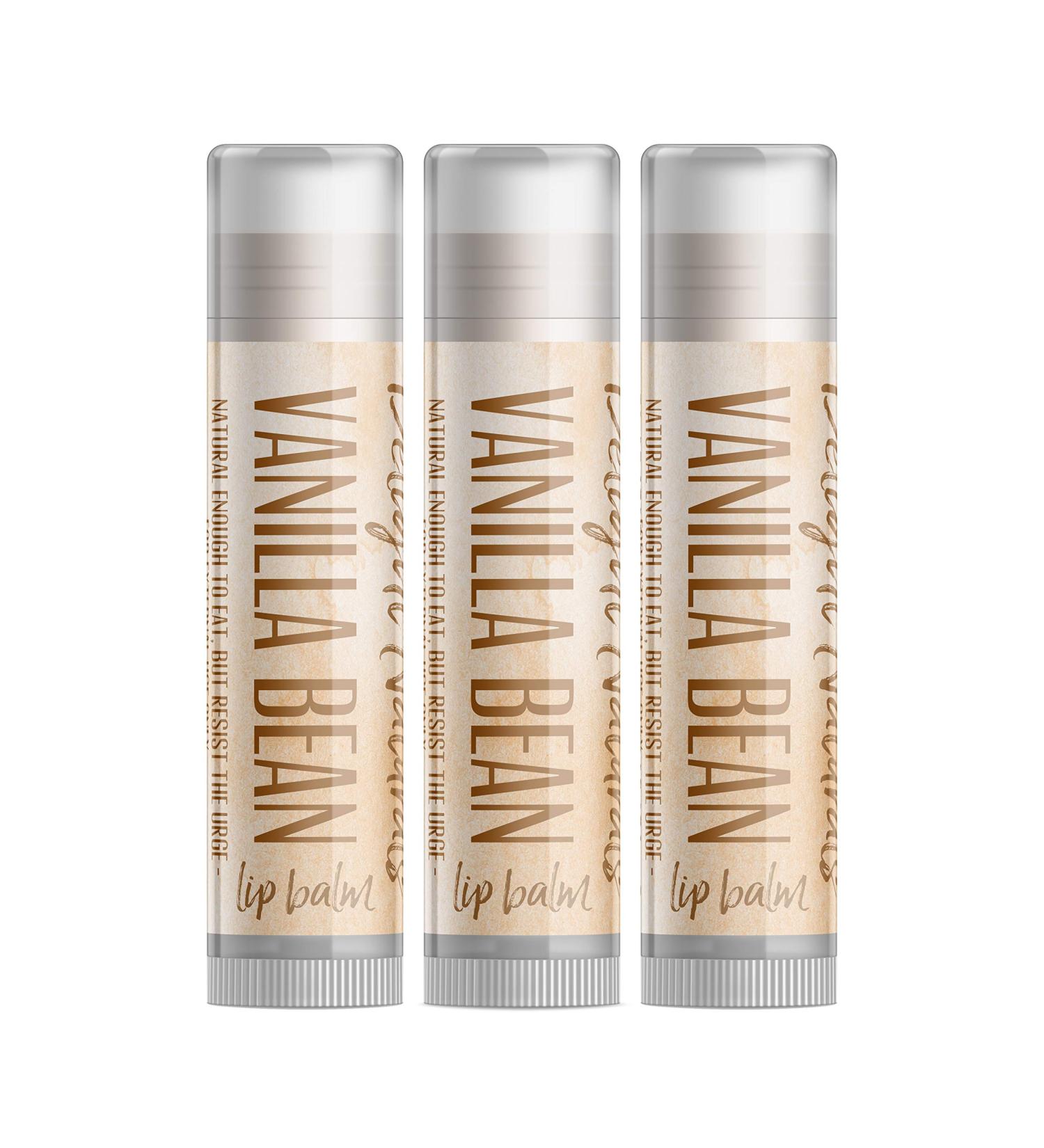 Vanilla Bean Lip Balm - 3 Pack | Moisturizing & Nourishing Lip Care for All Skin Types | International Shipping Available - Buy Online on GoSupps.com