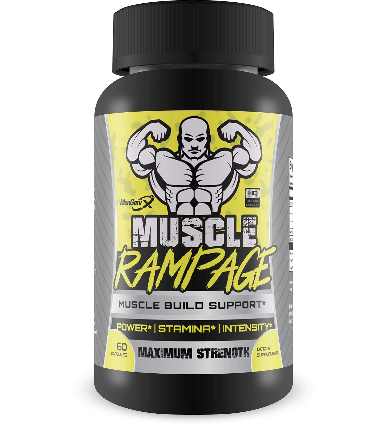 Muscle Rampage - Ultimate Muscle Build Support for Increased Power Stamina & Intensity | Boost Muscle Growth - Buy Online on GoSupps.com