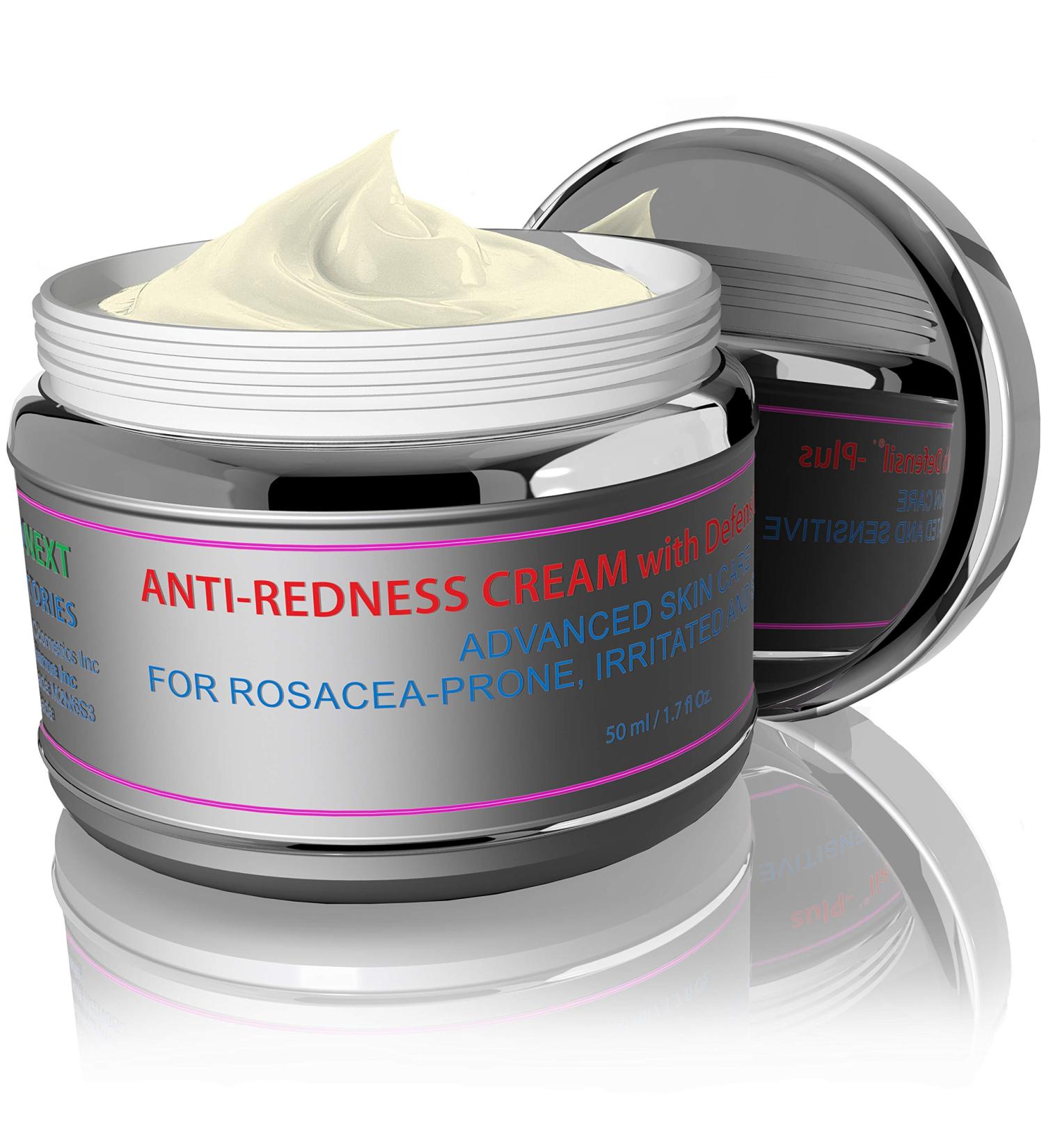 Redness Relief Face Eczema Cream - All-Natural Anti-Itch Treatment for Rosacea & Eczema - Hormone-Free Moisturizer for Facial & Body Care - Buy Online on GoSupps.com
