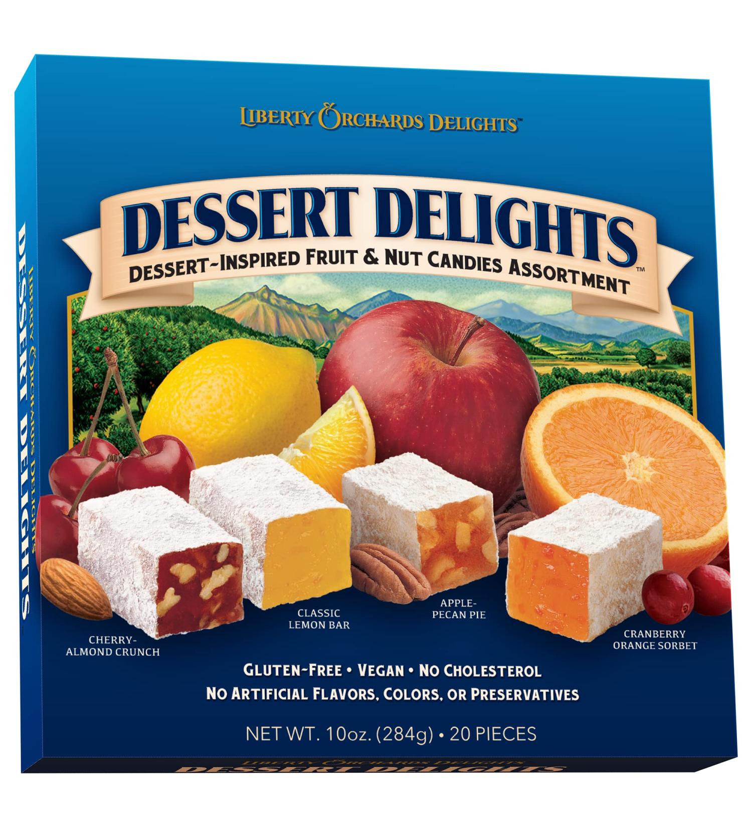 Liberty Orchards Dessert Delights  Fruit & Nut Candies  10 Ounce - Buy Online on GoSupps.com