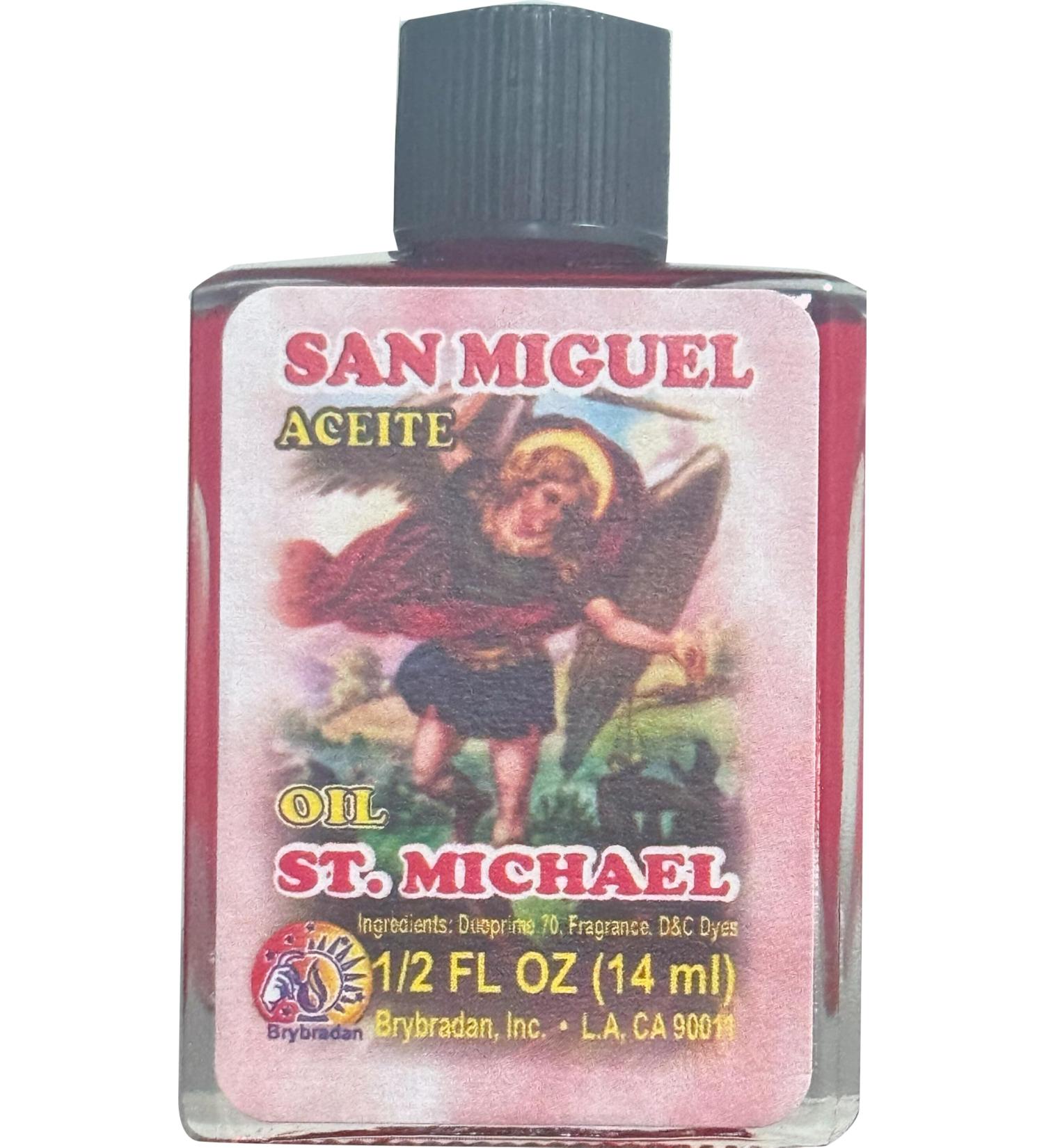 1 Piece St. Michael Oil San Miguel Aceite 1/2 FL OZ 14.7M ST.MICHAEL 0.5 Fl Oz (Pack of 1)