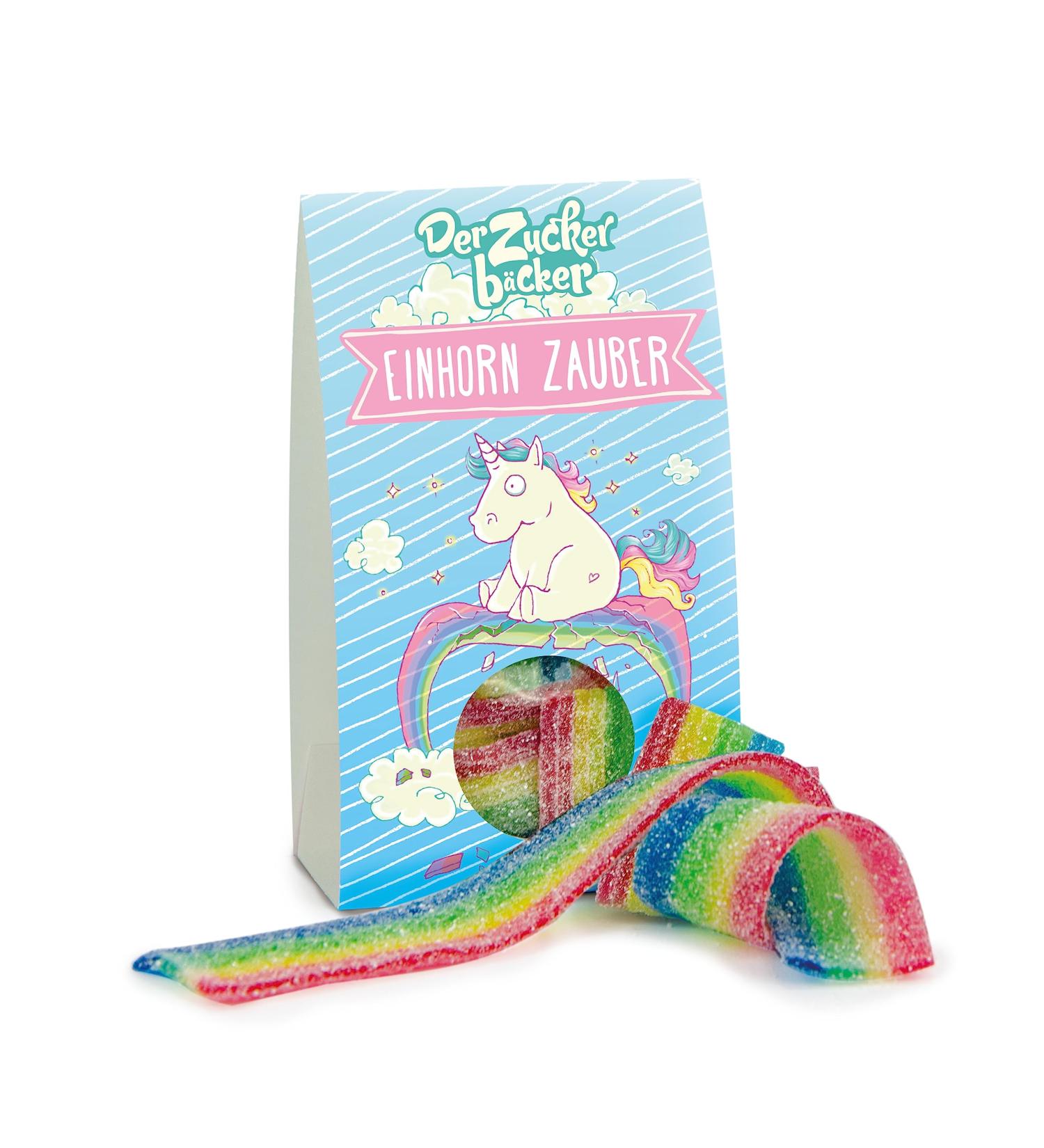 Unicorn Magic Rainbow Bands - 60g Fruit Gum Treat | Sweet Souvenir for All Ages | Buy Internationally - Buy Online on GoSupps.com