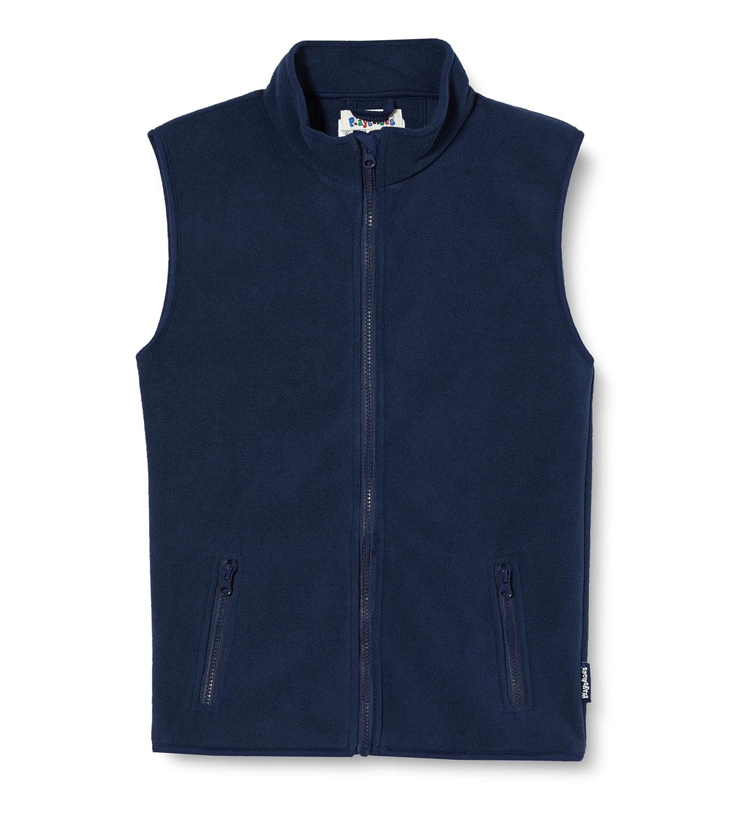 Playshoes Kids Fleece Vest 116 Dark Blue - Unisex Outdoor Top - Buy Online on GoSupps.com