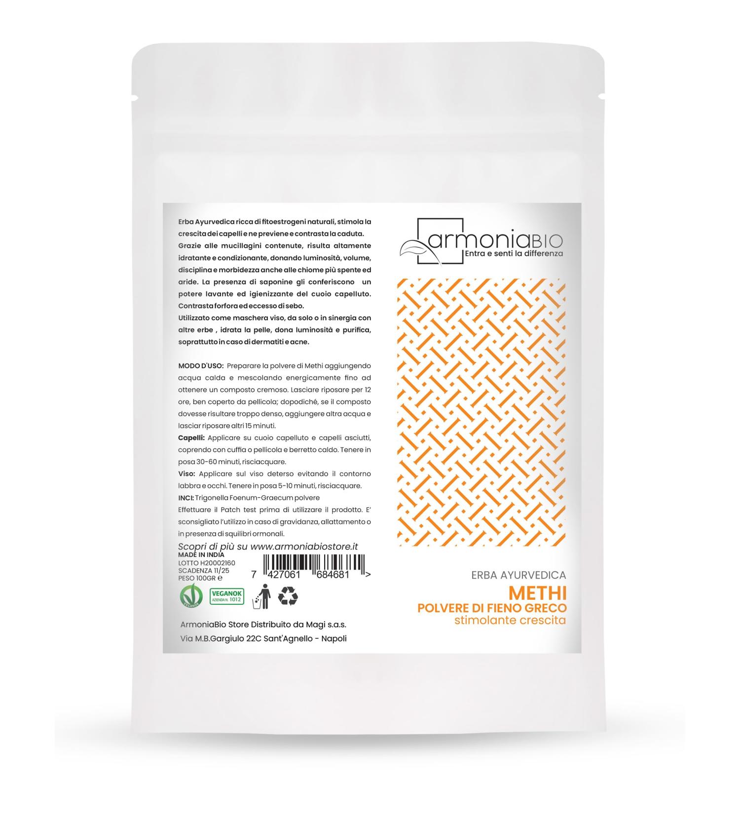 ARMONIABIO Fenugreek powder (Methi)