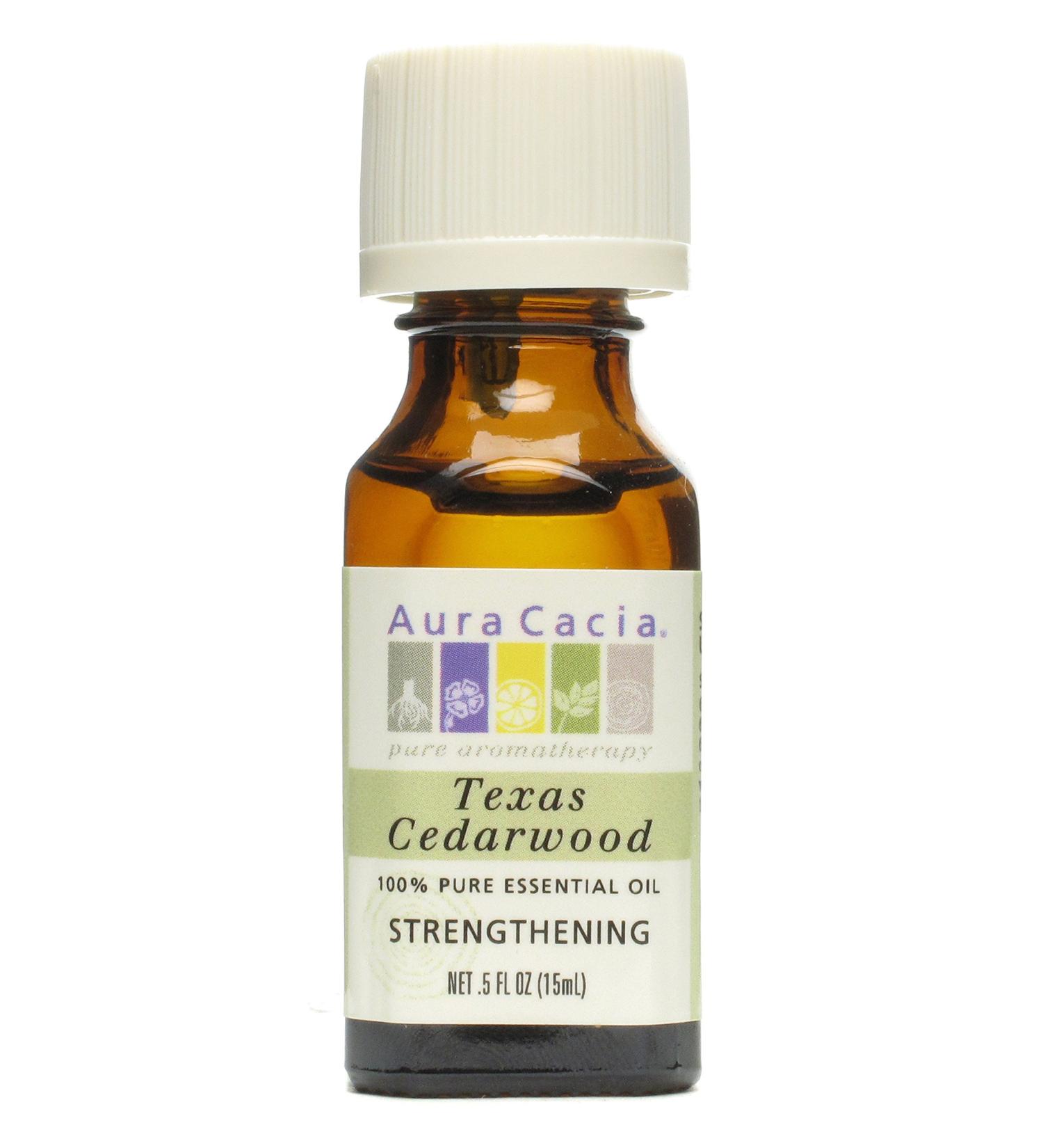 Aura Cacia Essential Oil Texas Cedarwood -- 0.5 fl oz by Aura Cacia