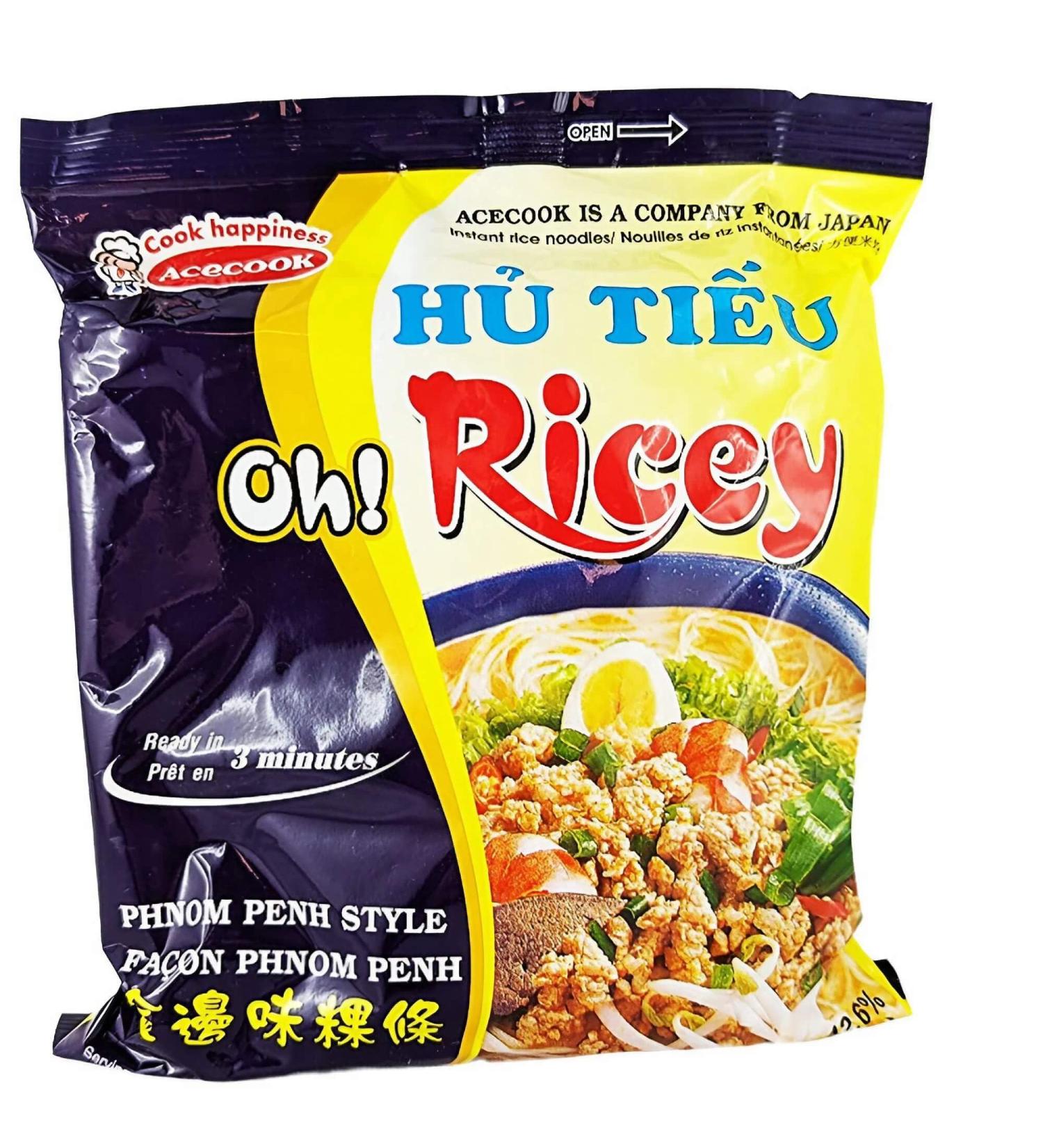rumarkt Acecook Hu Tieu Pack of 24 Instant Rice Noodles according to Phnom Penh Art 24 x 71 g