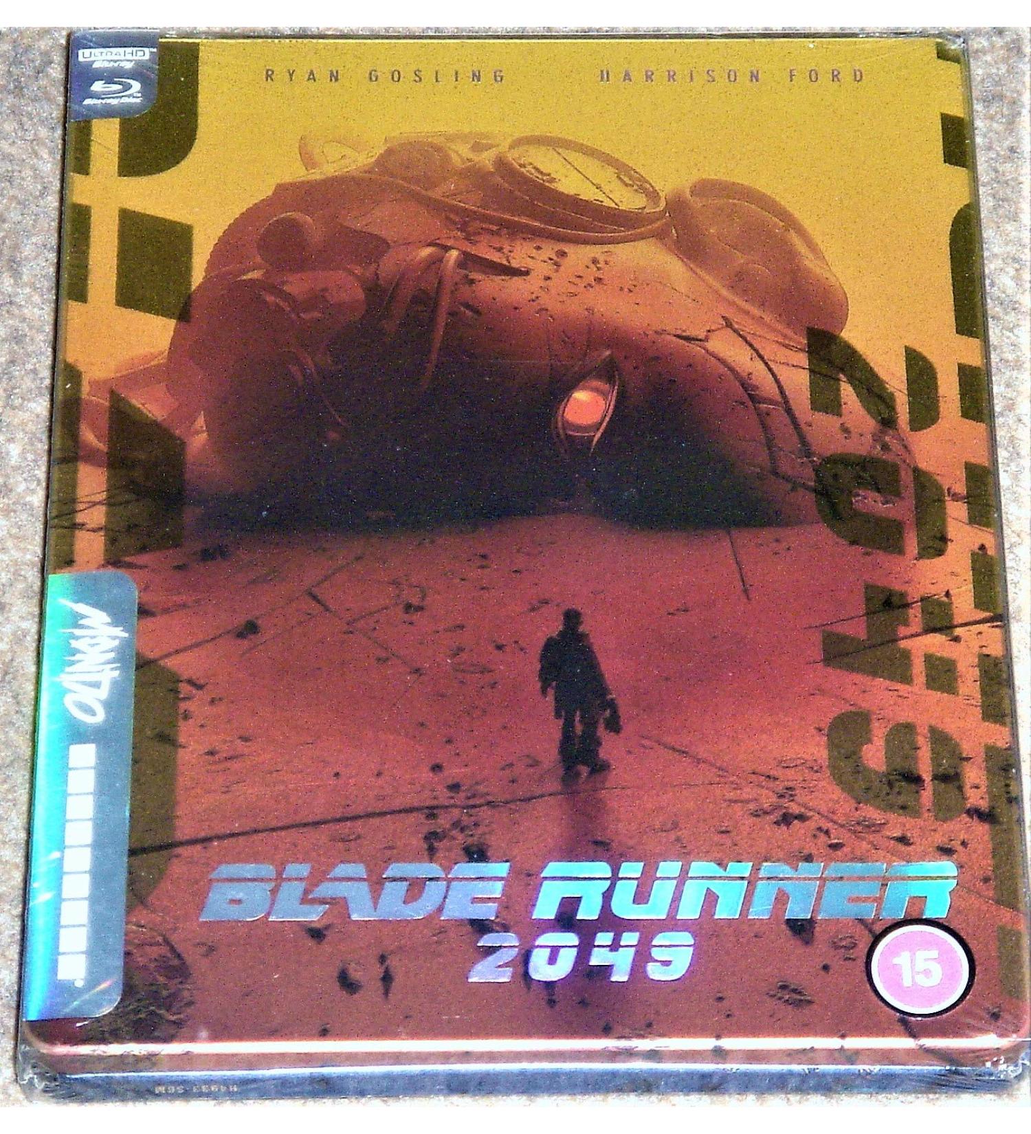 BLADE RUNNER 2049 MONDO EDITION #49 COLLECTORS LIMITED EDITION STEELBOOK /IMPORT/ REGION FREE / INCLUDE S BLU RAY