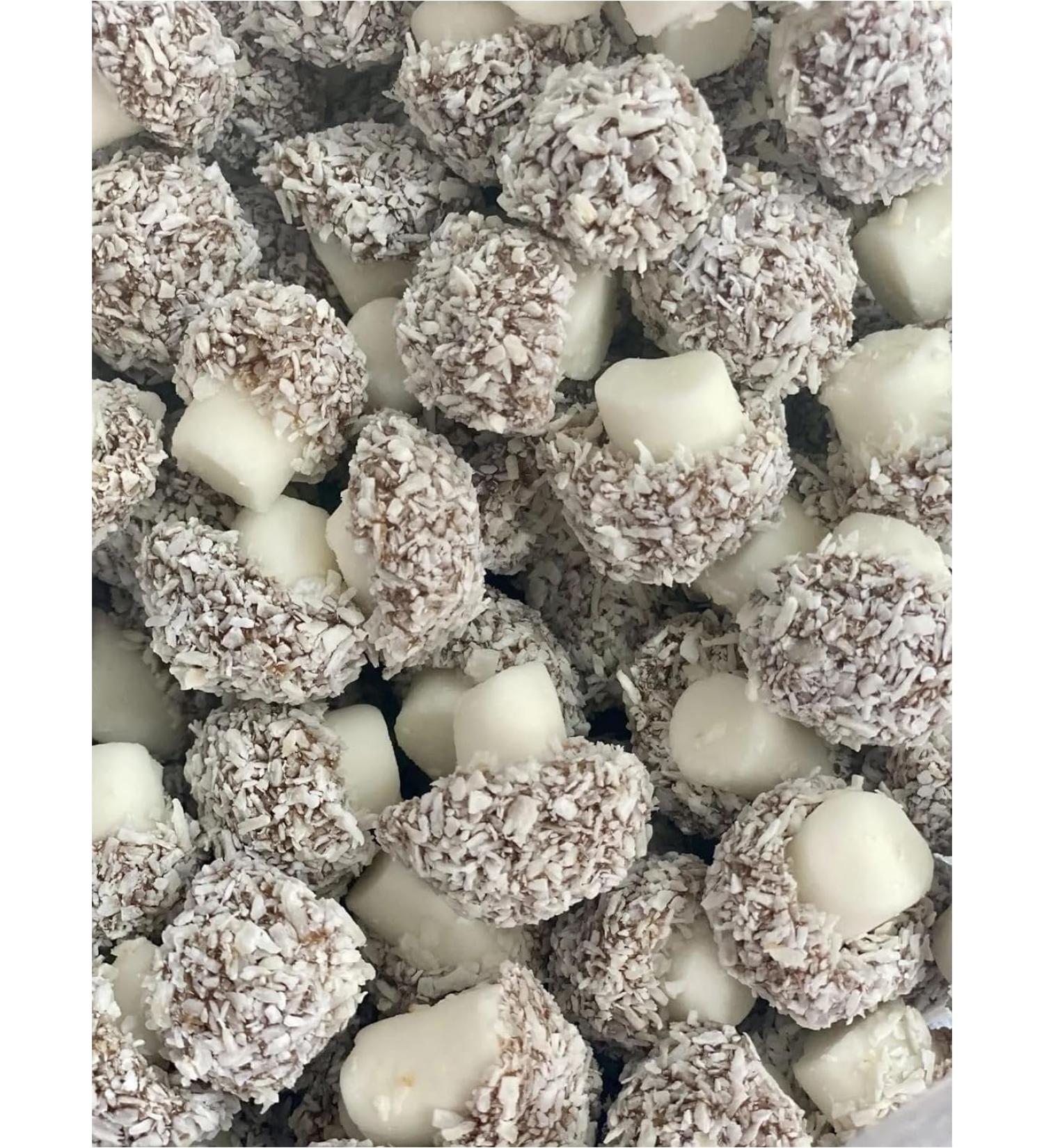 Coconut Mushrooms Sweets 500 Gram Bulk Bag 500g Assorted Sweet Pick and Mix for Parties Gifts and Sharing.
