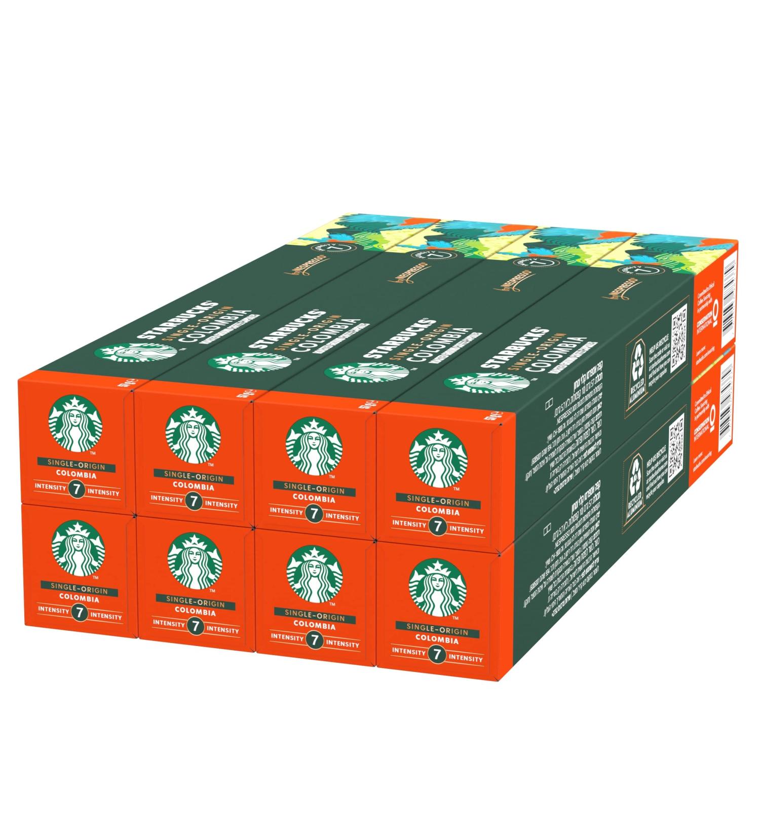 Buy Starbucks Single Origin Colombia by Nespresso - Medium Roast Coffee Capsules (80 Total) - 8 Pack International Shipping Available - Buy Online on GoSupps.com