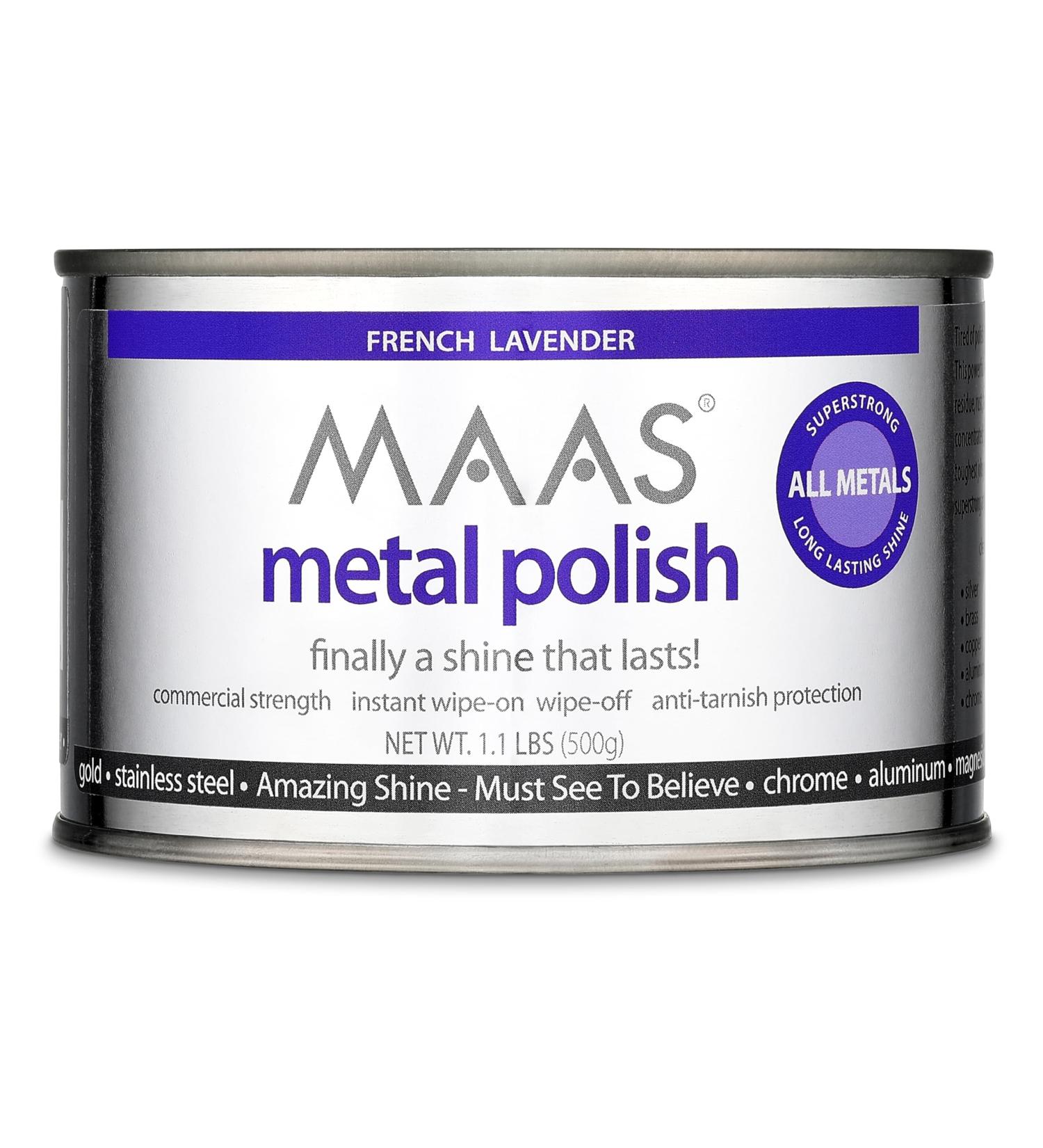 MAAS Metal Polish 1.1lb Can - Universal Cleaner for Silver Gold Brass Copper & More | Tarnish Remover & Jewelry Cleaner - Buy Online on GoSupps.com