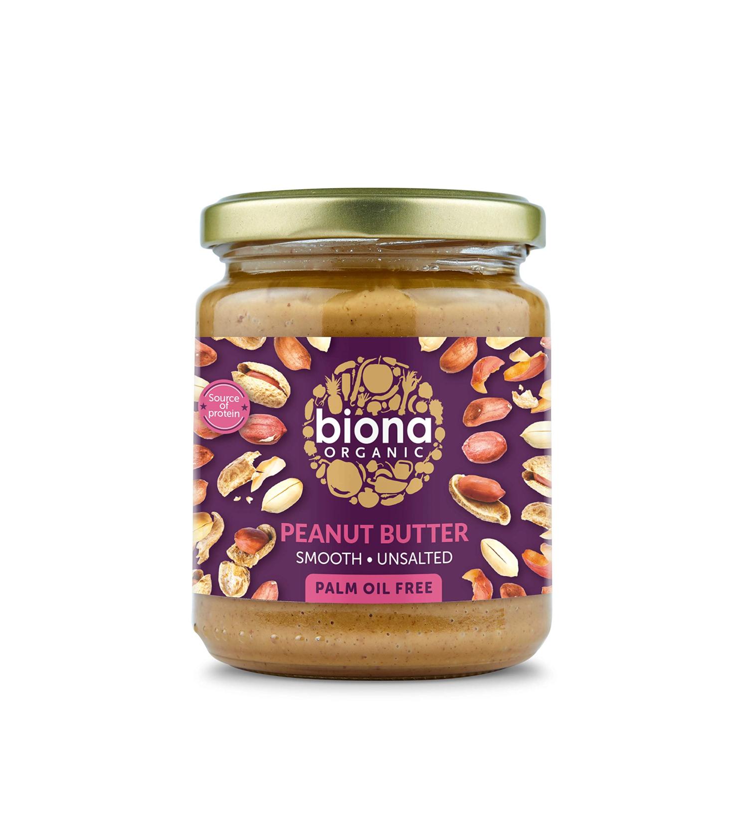 Biona Biona Organic Gluten Free Peanut Butter 250g - Pack of 6