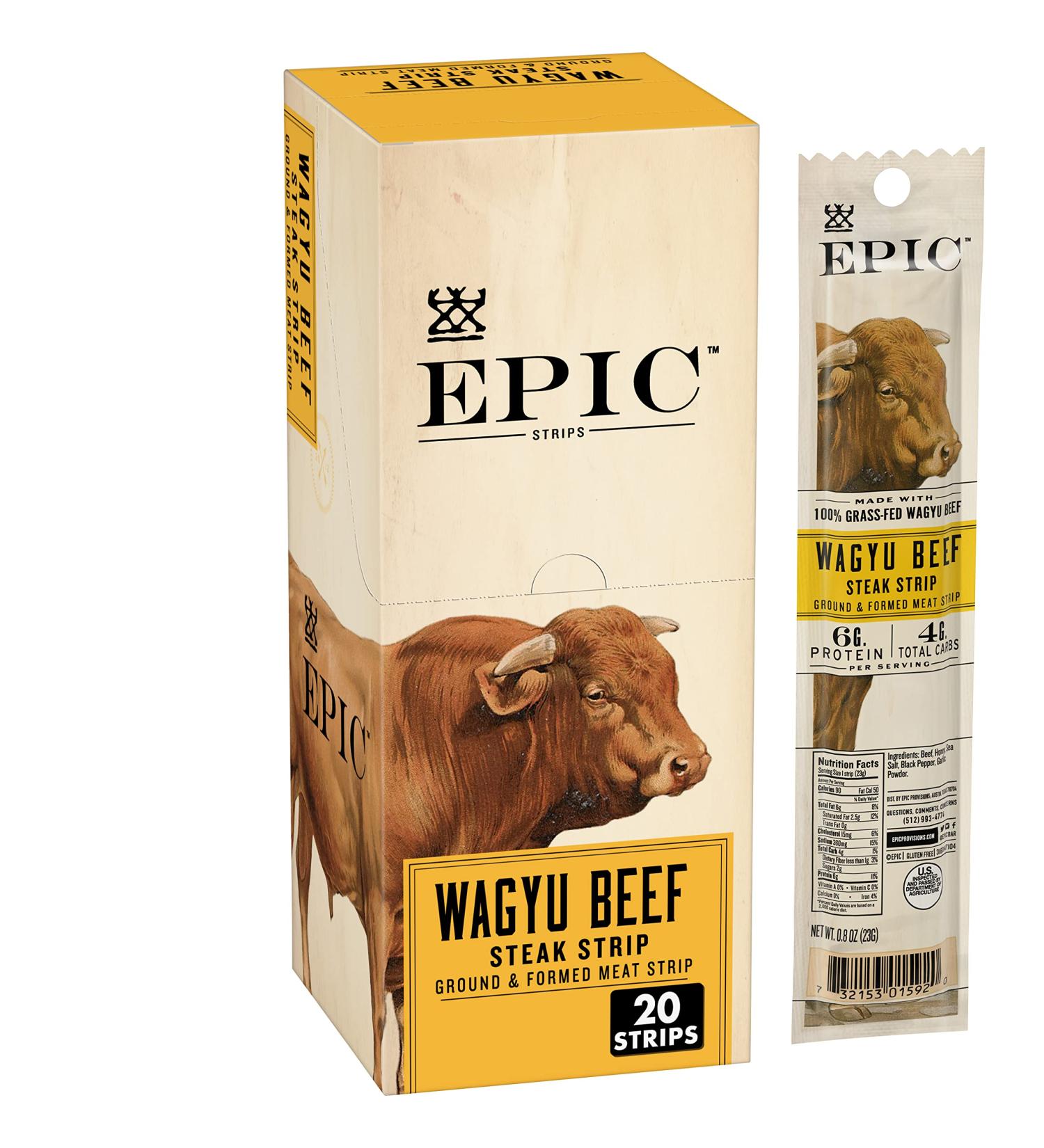 EPIC Provisions Wagyu Beef Steak 0.8 Oz | Premium Quality Meat - Buy Online on GoSupps.com
