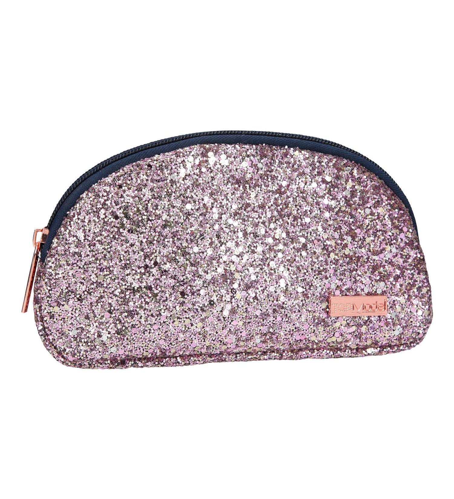 Depesche 10180 cosmetic bag TOPModel glitter pink colorful