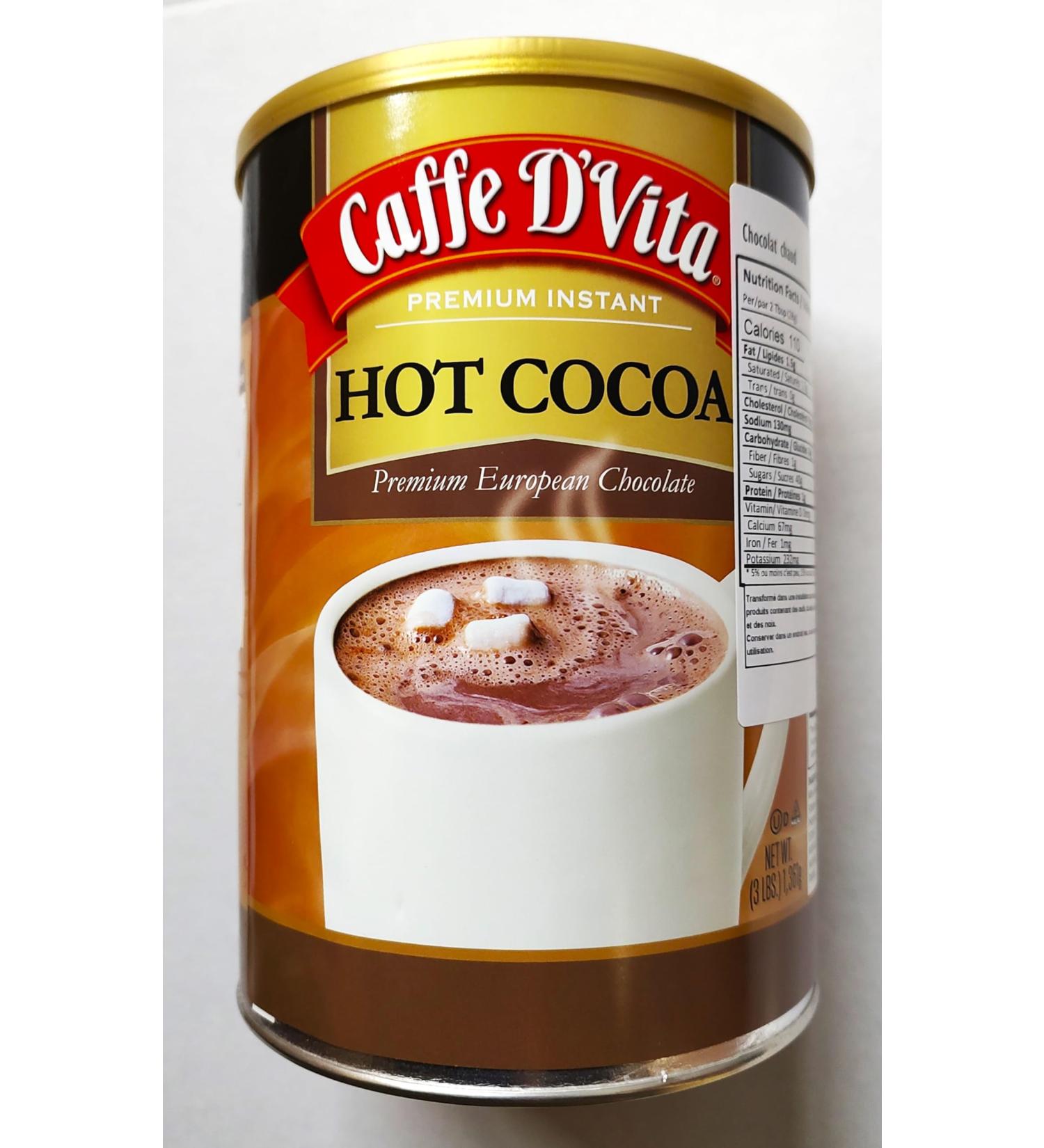 Caffe D'Vita Hot Cocoa 3 lbs - Buy Online on GoSupps.com