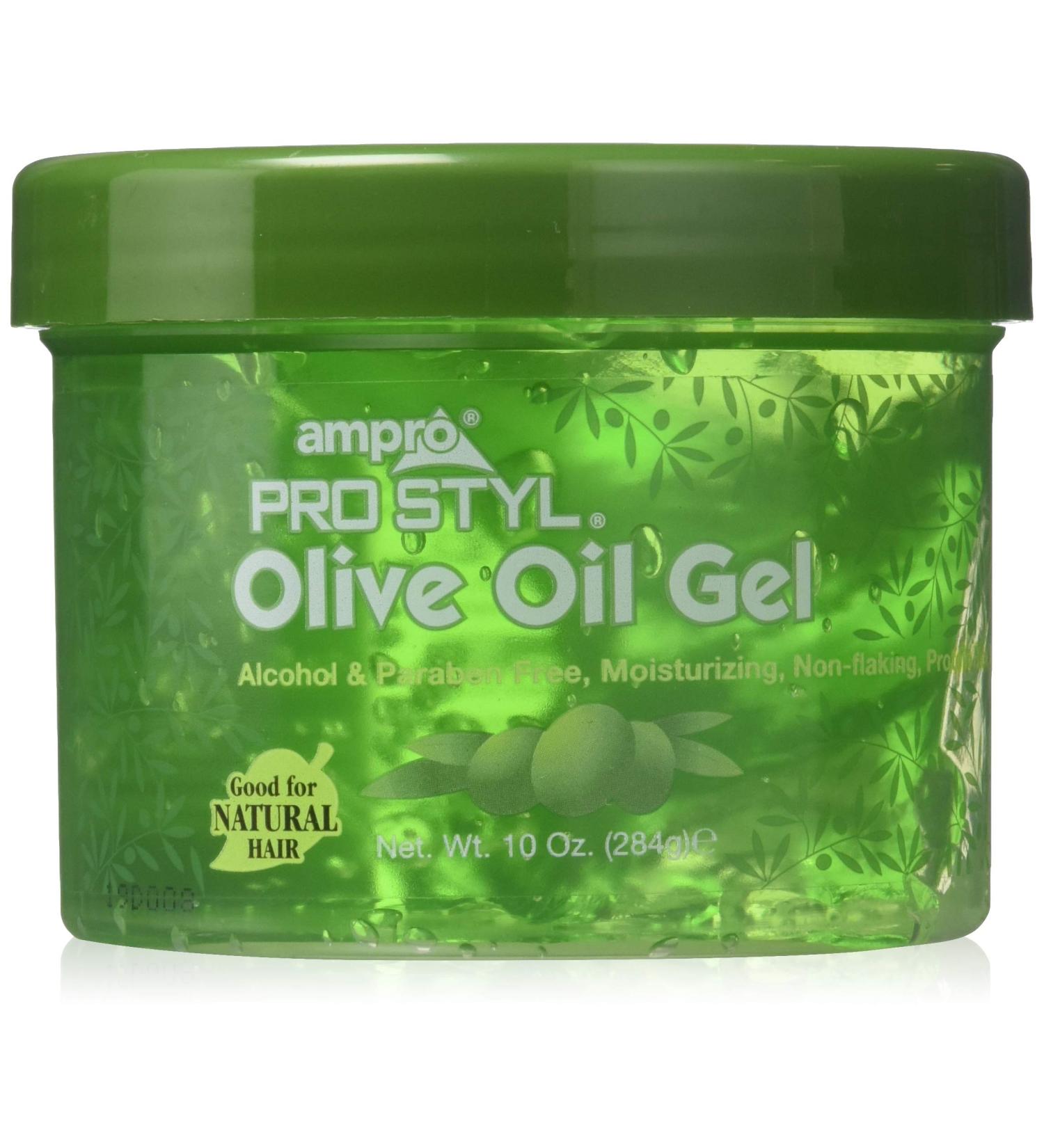 Ampro Pro Styl Olive Oil Gel 10 Oz - Perfect for Styling and Nourishing Hair - Buy Online on GoSupps.com