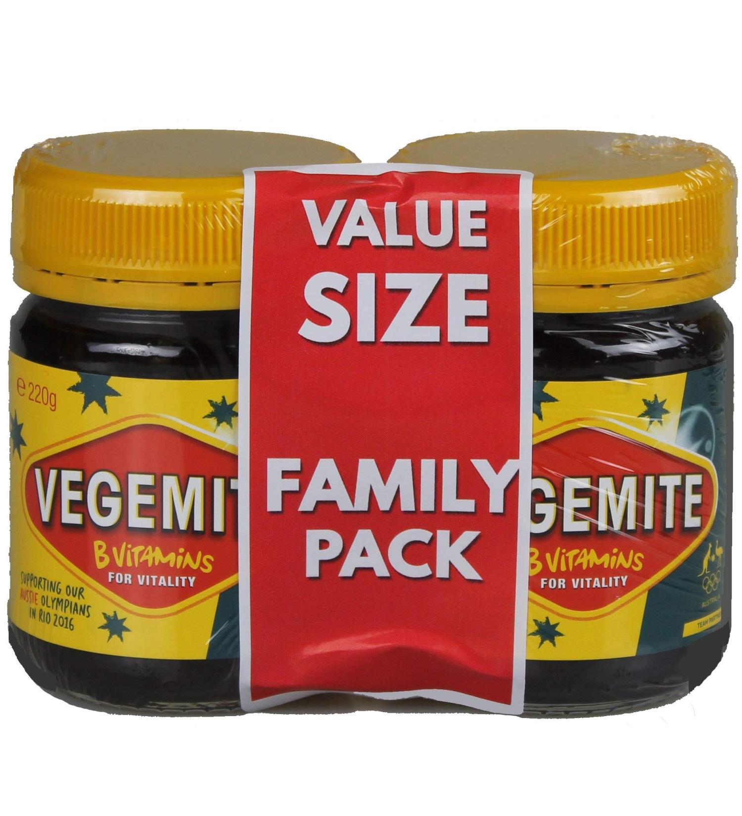 Vegemite Value Pack 2 x 220 g 2 pieces