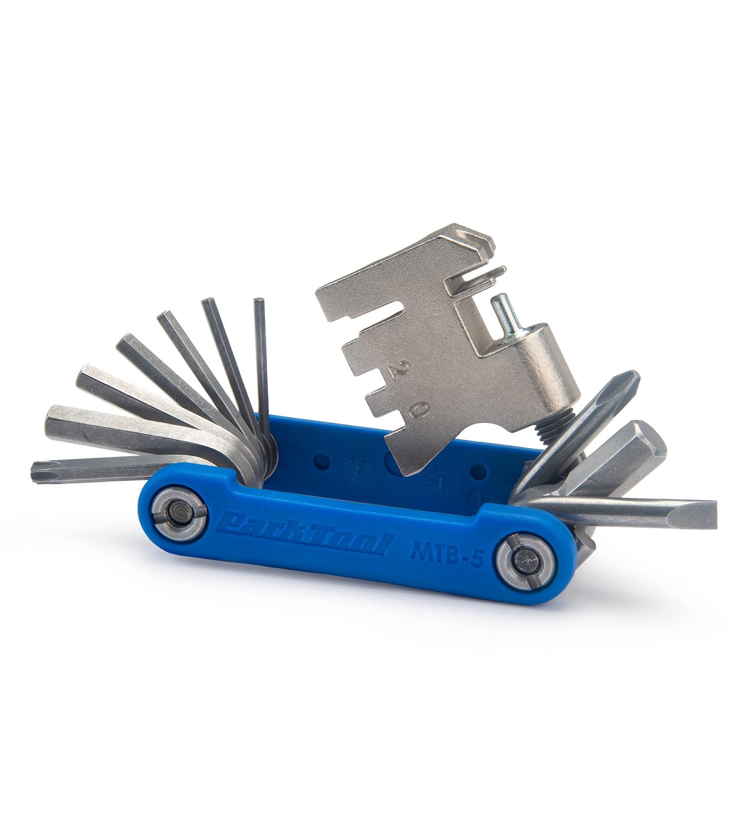 Park Tool MTB-5 Bicycle Multi-Tool | Hex & Star Driver, Screwdrivers, Chain Tool, Spoke Wrenches, Disc Brake Repair - Buy Online on GoSupps.com