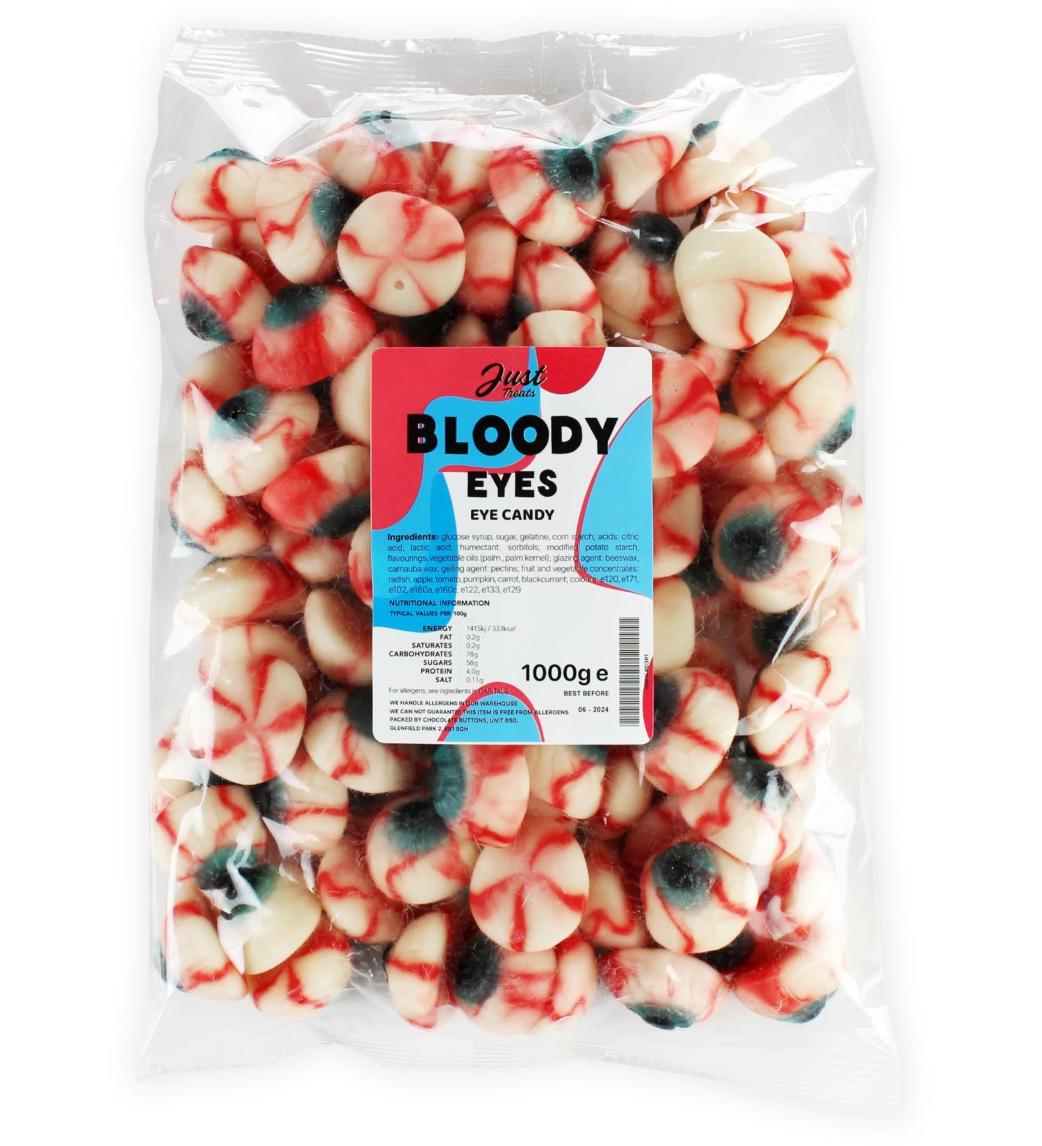 Bloody Eyes 1000g Party Bag by Just Treats Sweet Shop Collection