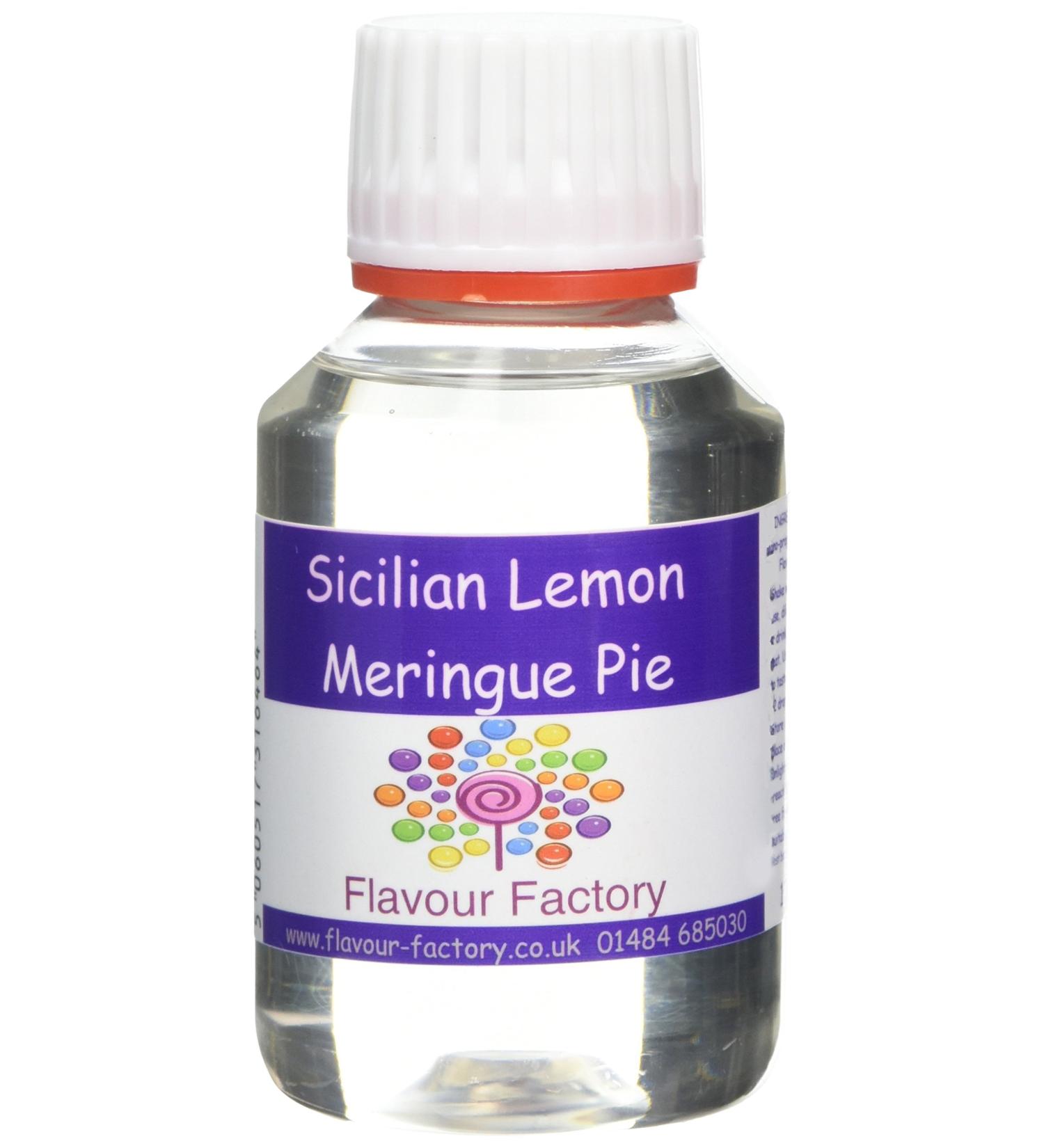 Flavour Factory Intense Food Flavouring Sicilian Lemon Meringue Pie 100 ml - Buy Online on GoSupps.com