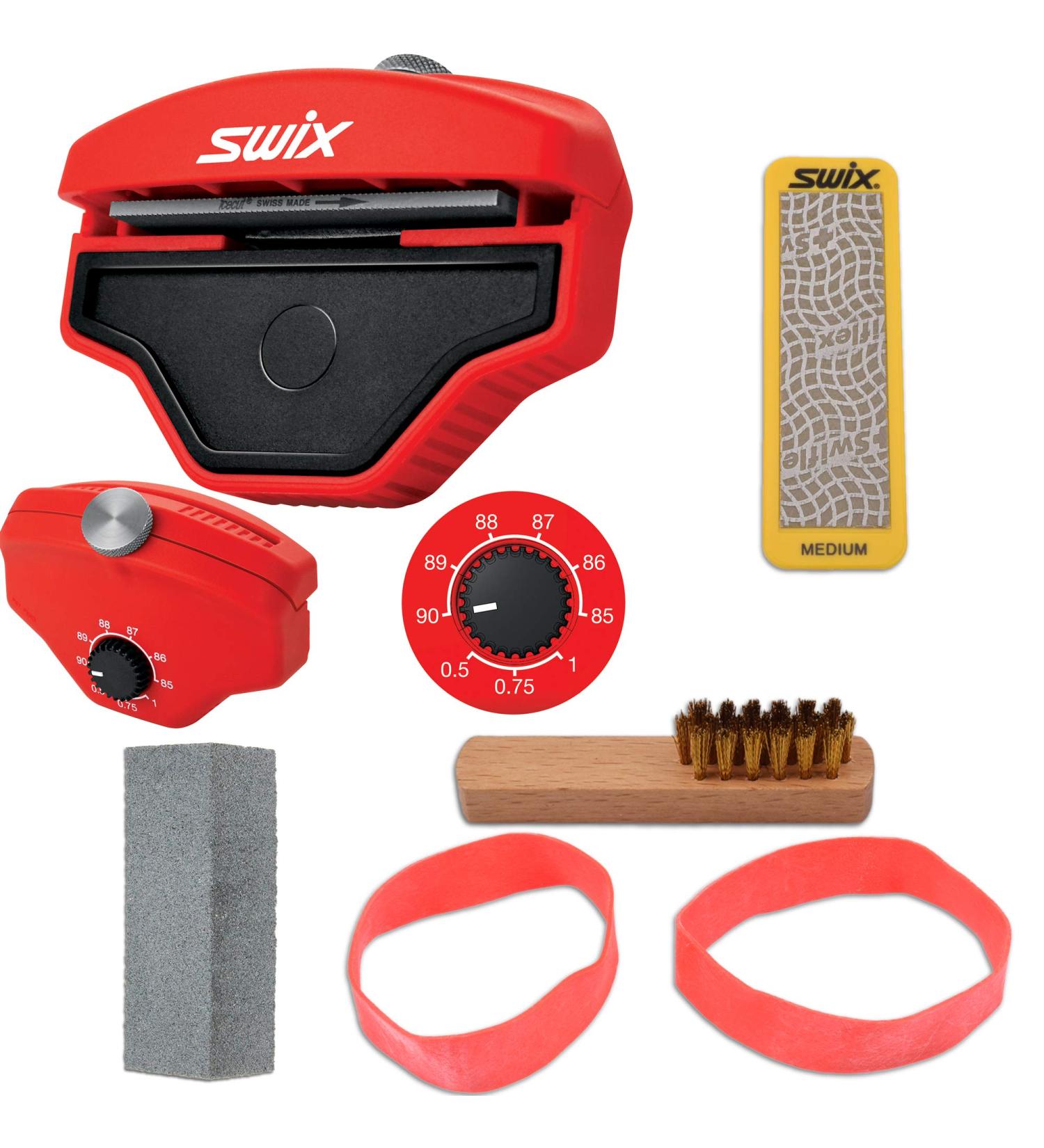 RaceWax Dual Edge Kit 80D Ski Base-Side Tool with Diamonds and Gummi - Complete Ski Tuning Set - Buy Online on GoSupps.com